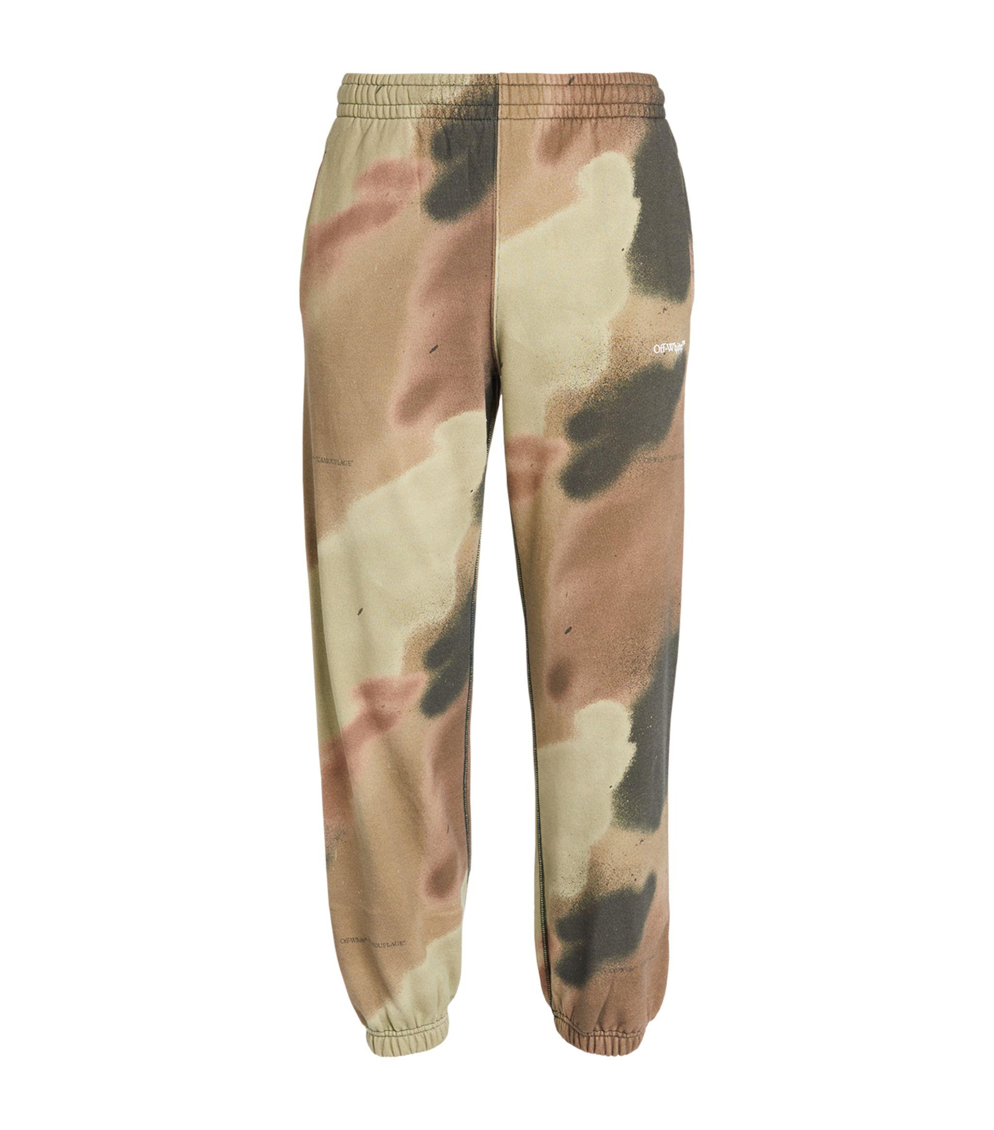 off white camo sweatpants