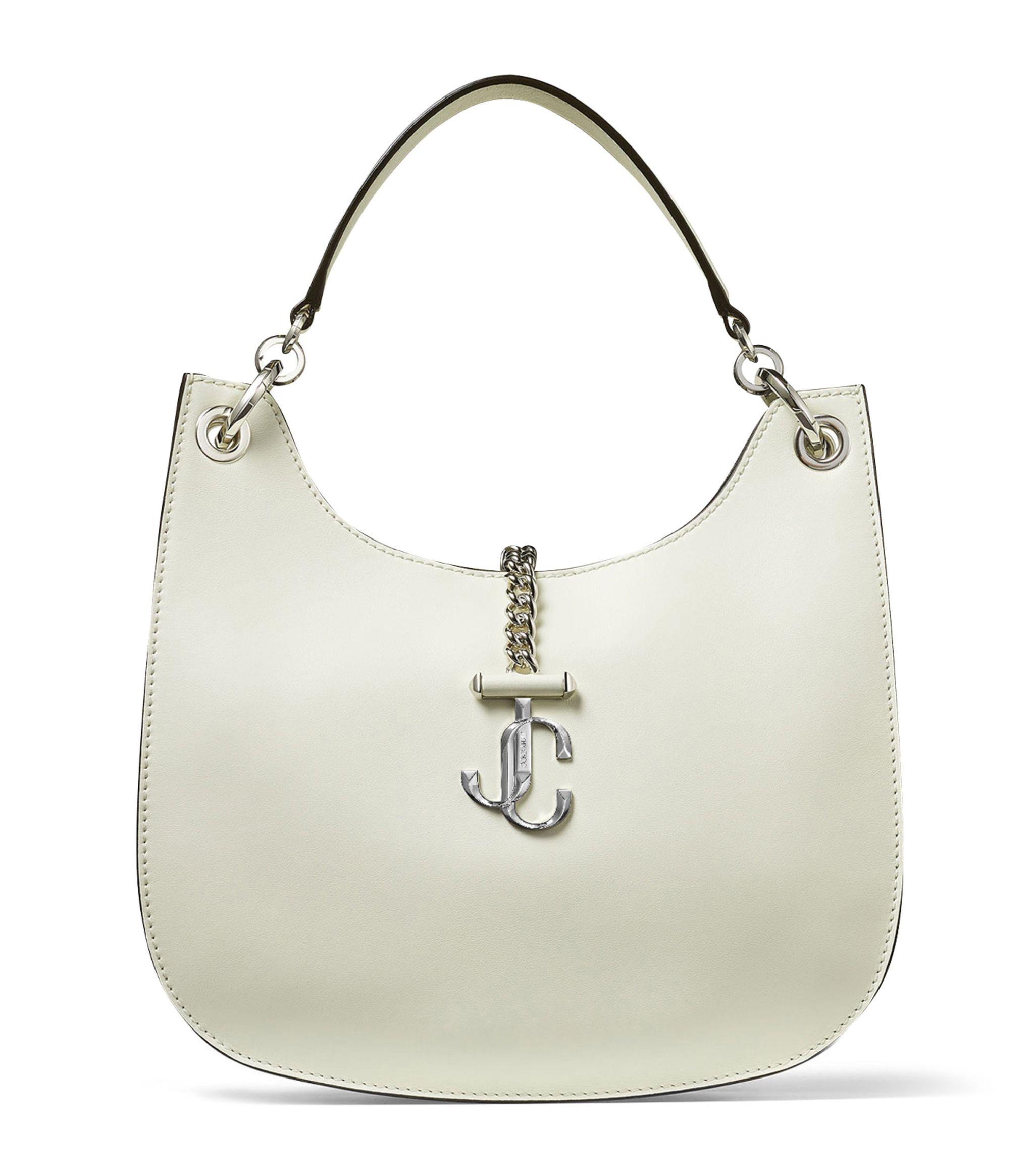 Jimmy Choo Medium Leather Varenne Hobo Bag Lyst