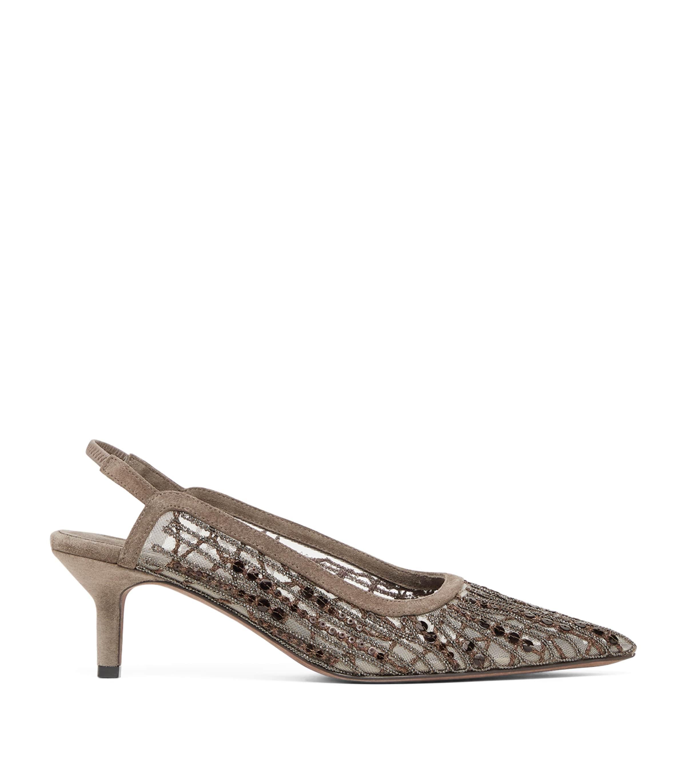 パンプス Brunello cucinelli 'City Glistening Abstract Embroidery' Brunello Cucinelli Glistening Abstract Embroidery City Pumps