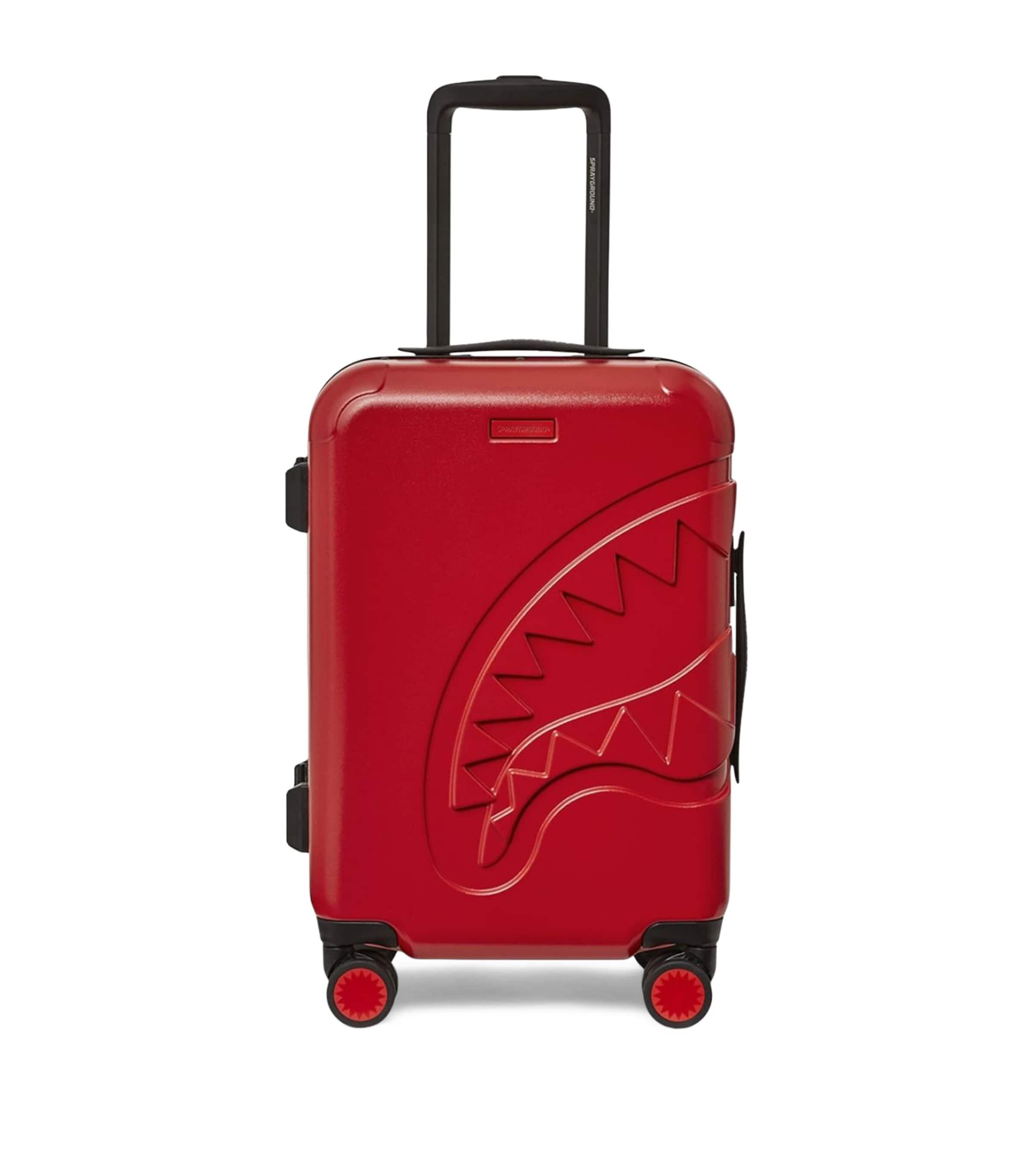Sprayground Split Cheetah Carry-On Suitcase in Red | Lyst