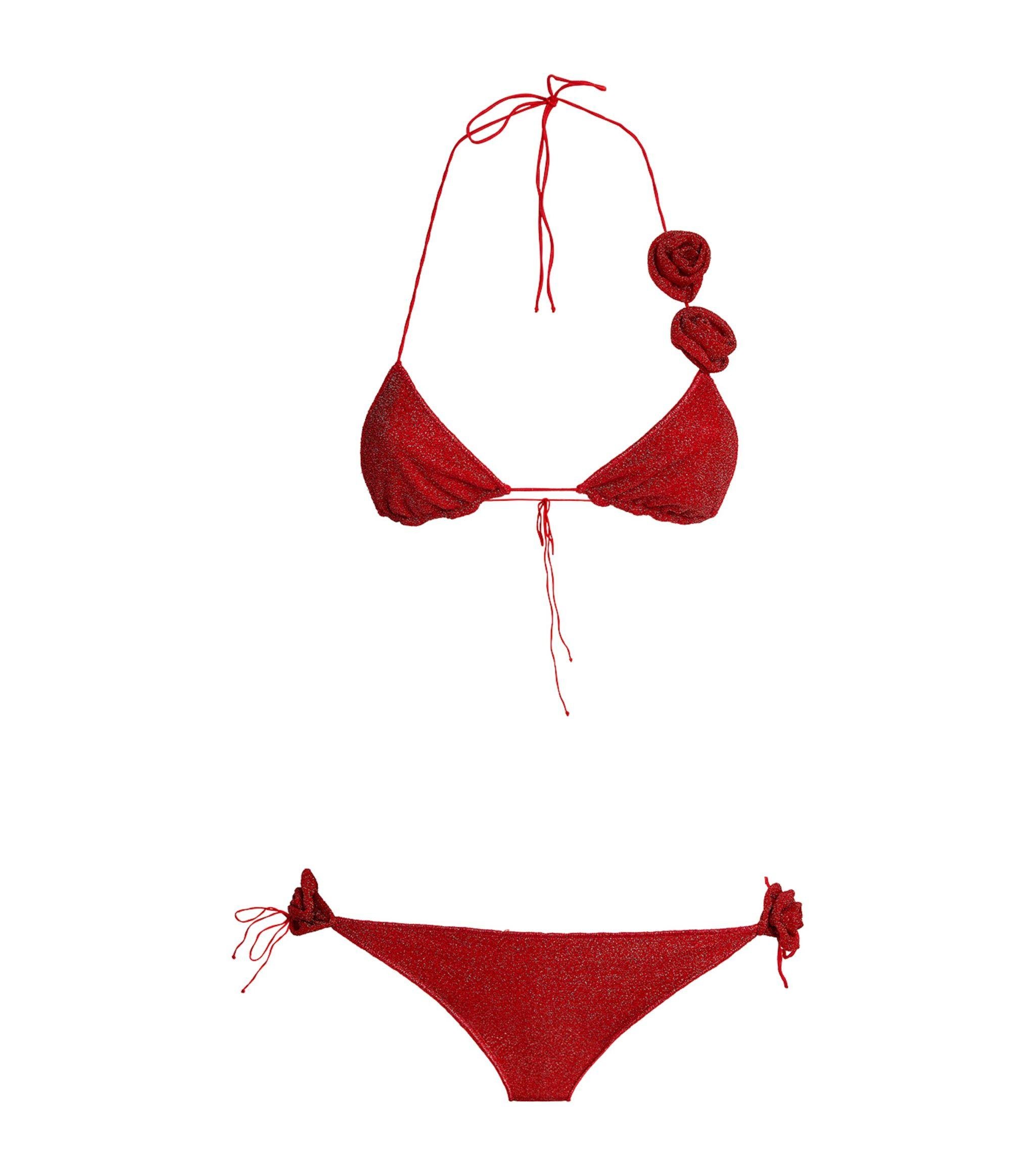 ビキニ OSEREE LUMIRE ROSE BIKINI IN LUREX Lumière Rose Microkini