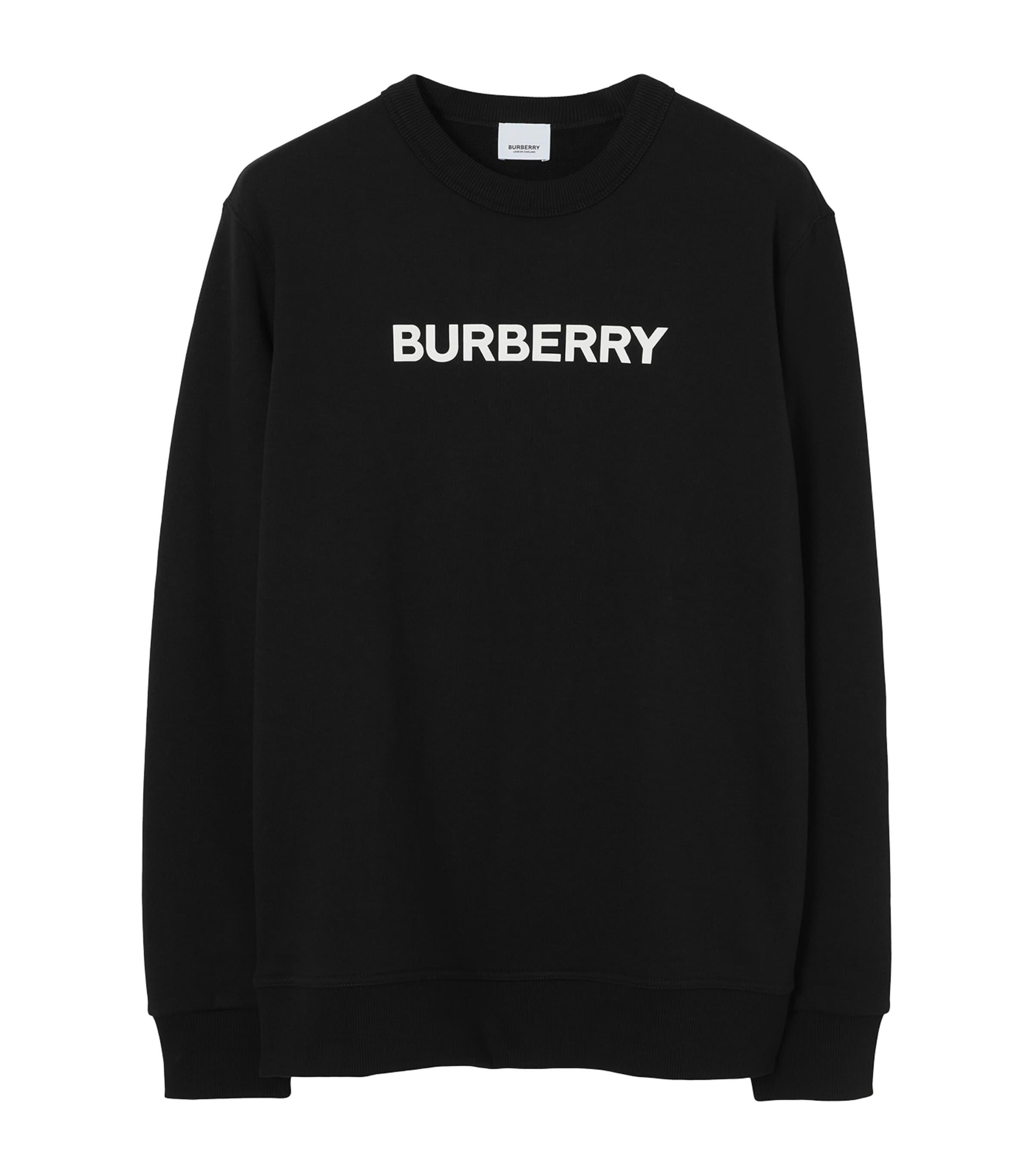 スウェット・トレーナー Burberry White Stretch Cotton Sweatshirt Burberry x Minecraft Logo Print Cotton Sweatshirt White