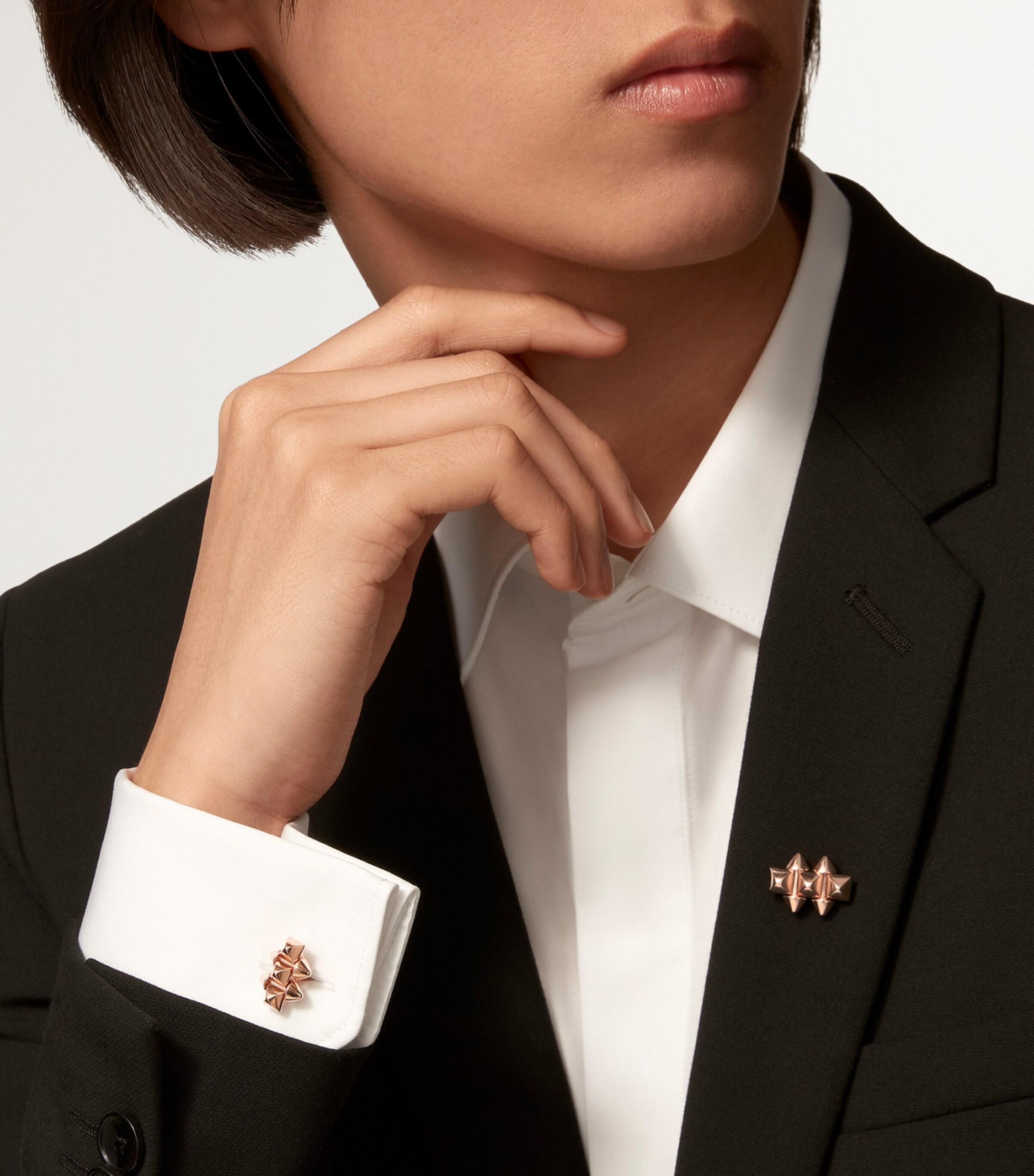 Cartier Rose Clash De Lapel Pin in Pink for Men Lyst UK