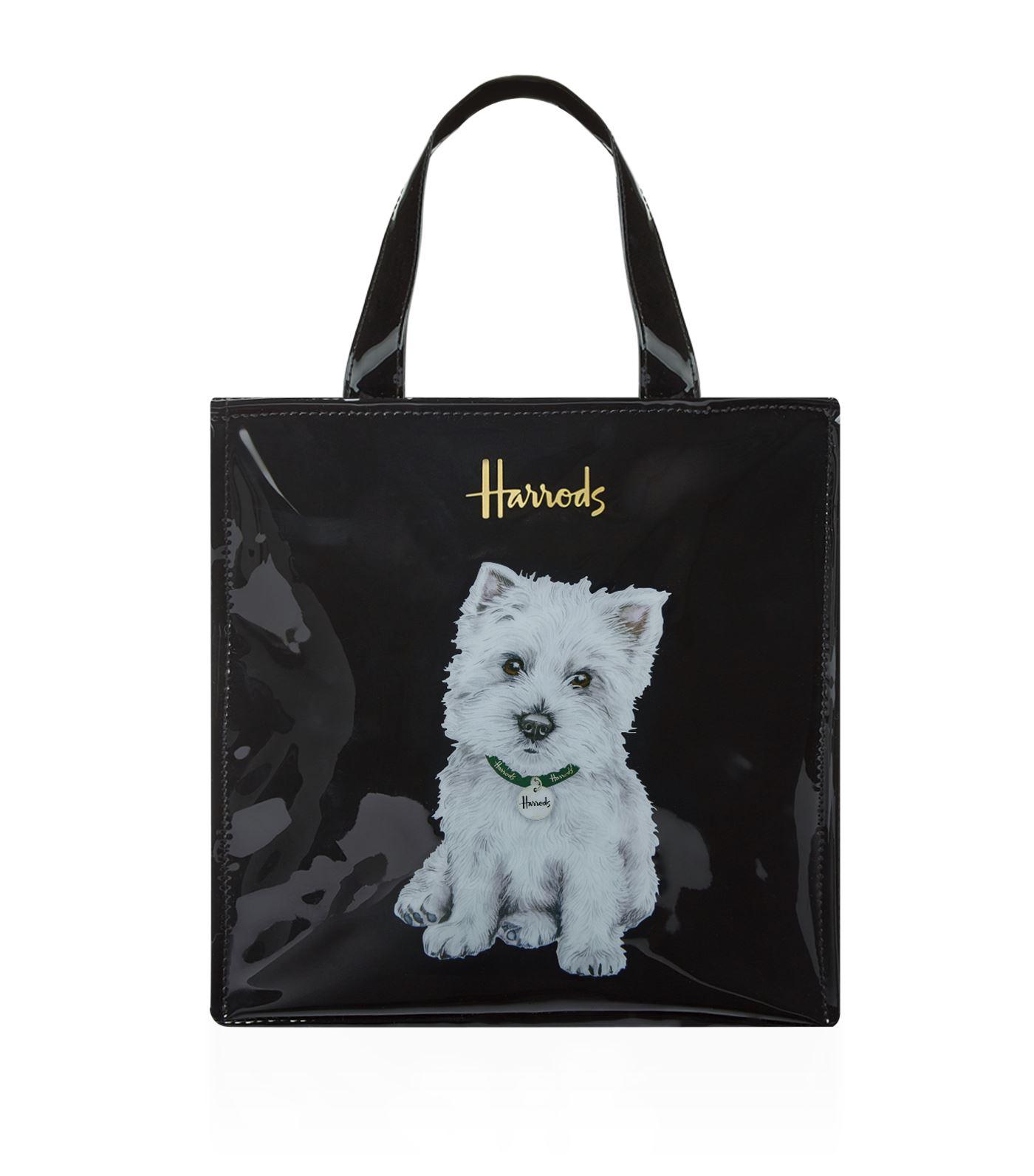 Lyst - Harrods Small Westie Puppy Shopper Bag in Black