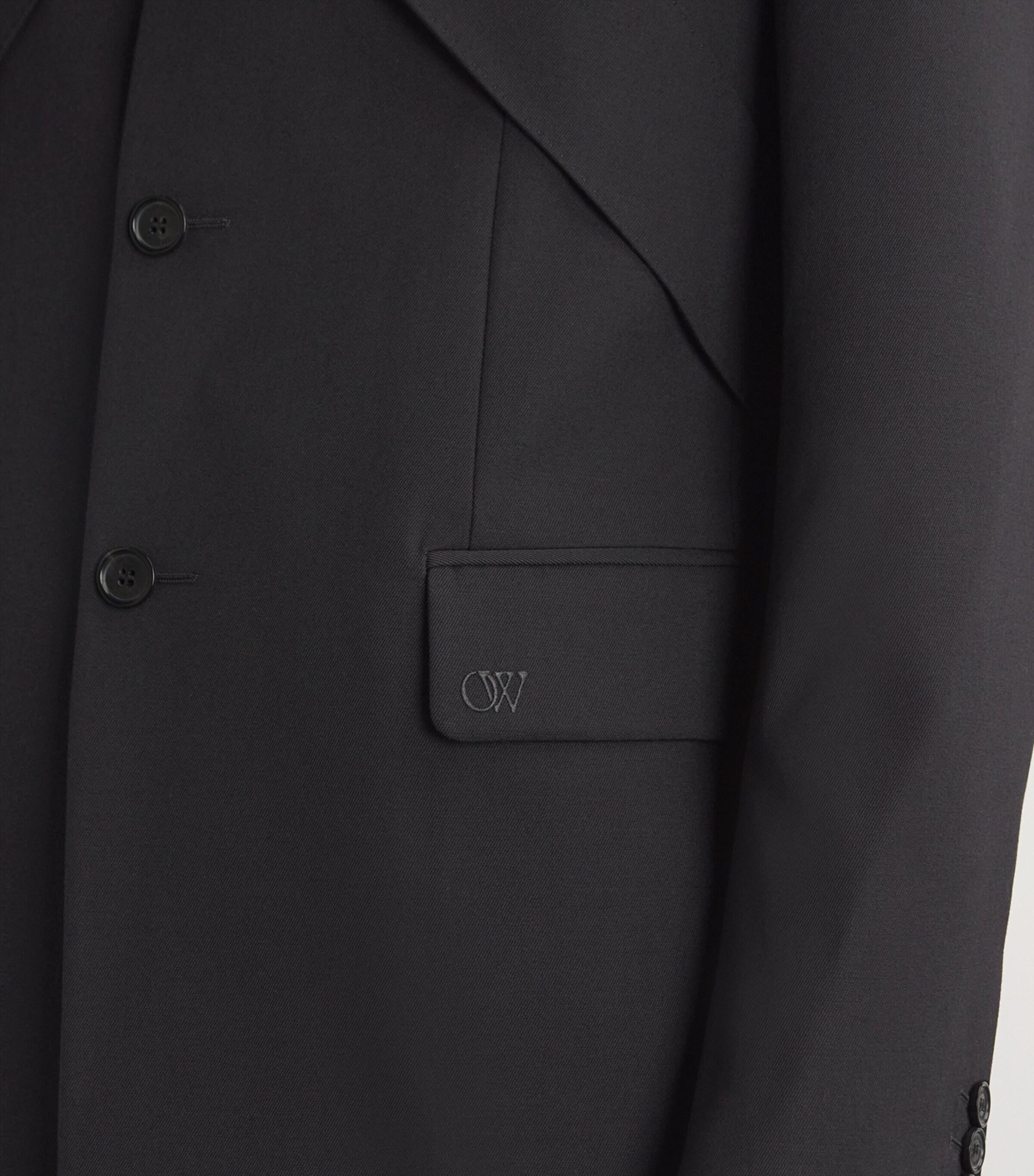 ジャケット OFF-WHITE BLACK VIRGIN WOOL BLEND CARGO BLAZER P00928671.jpg