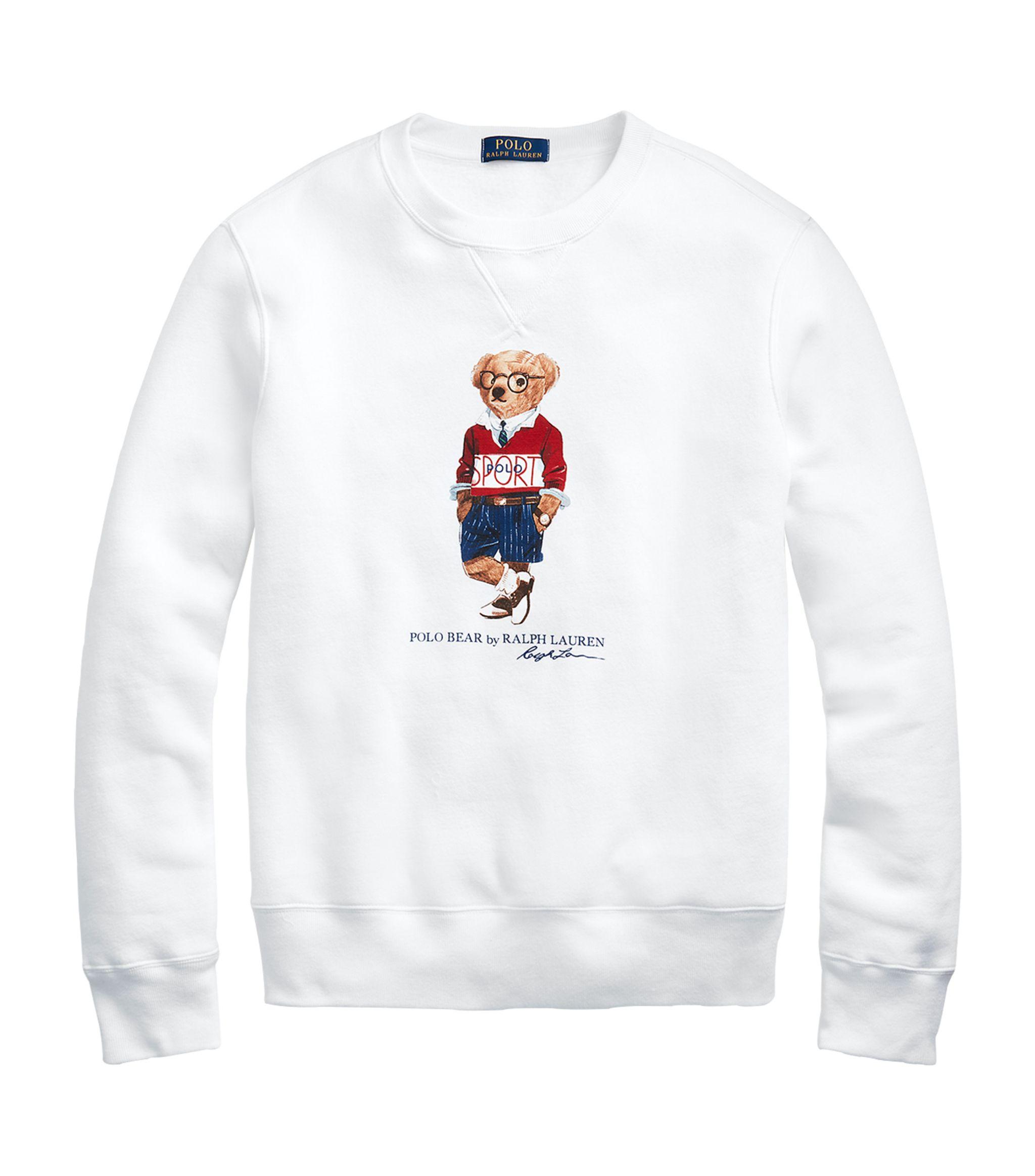 White Polo Bear Sweatshirt Sale, SAVE 49% - fearthemecca.com