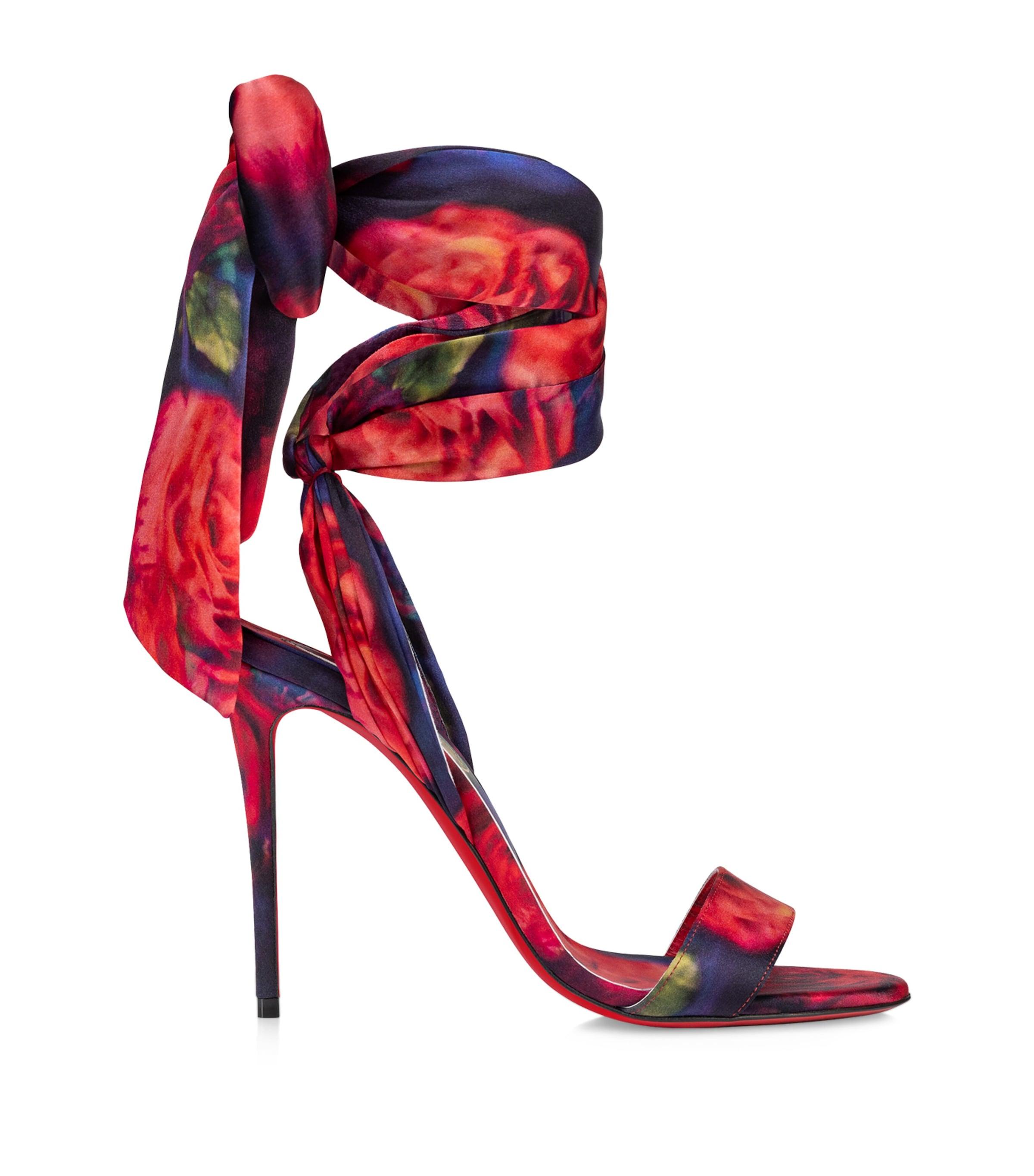 Red Sandal heels for Women Lyst Canada