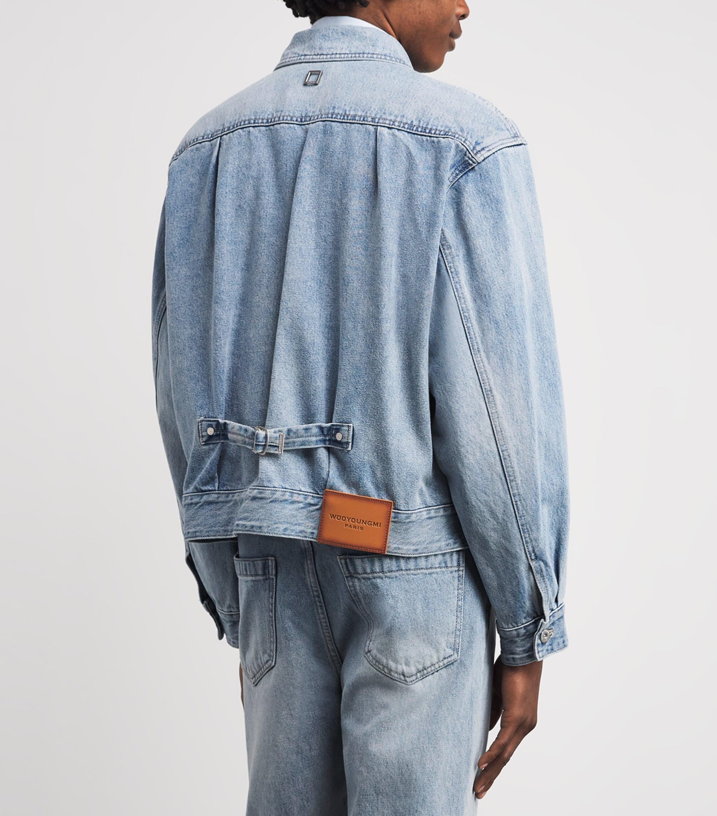 WOOYOUNGMI Denim Trucker Jacket in Blue for Men | Lyst