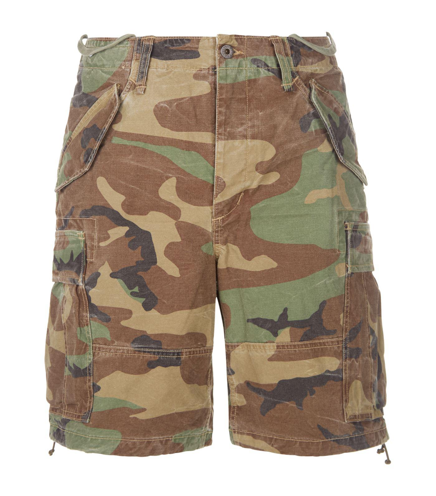polo ralph lauren camouflage shorts