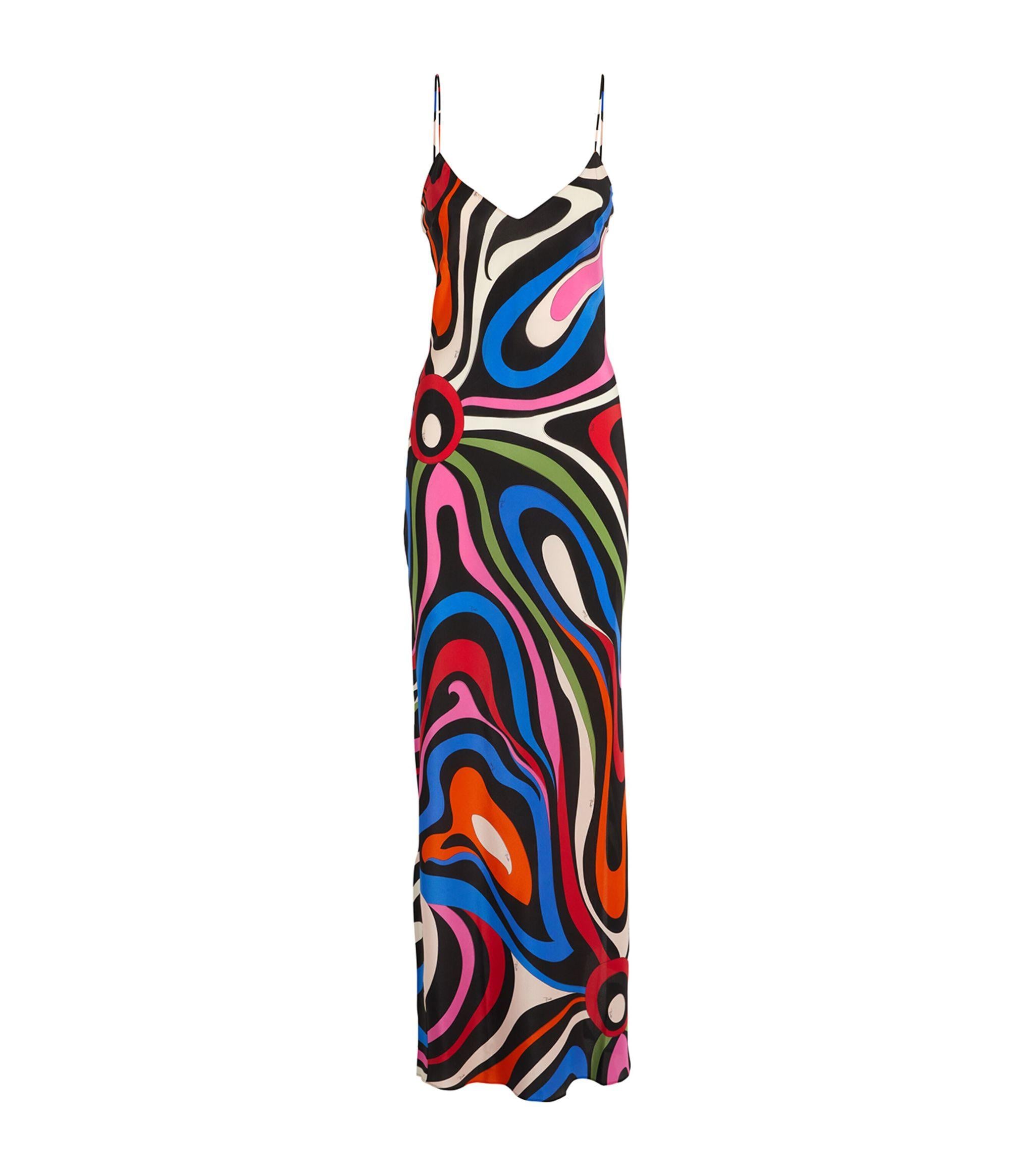 PUCCI Pucci Silk Slip Dress | Lyst PUCCI Pucci Silk Slip Dress | Lyst