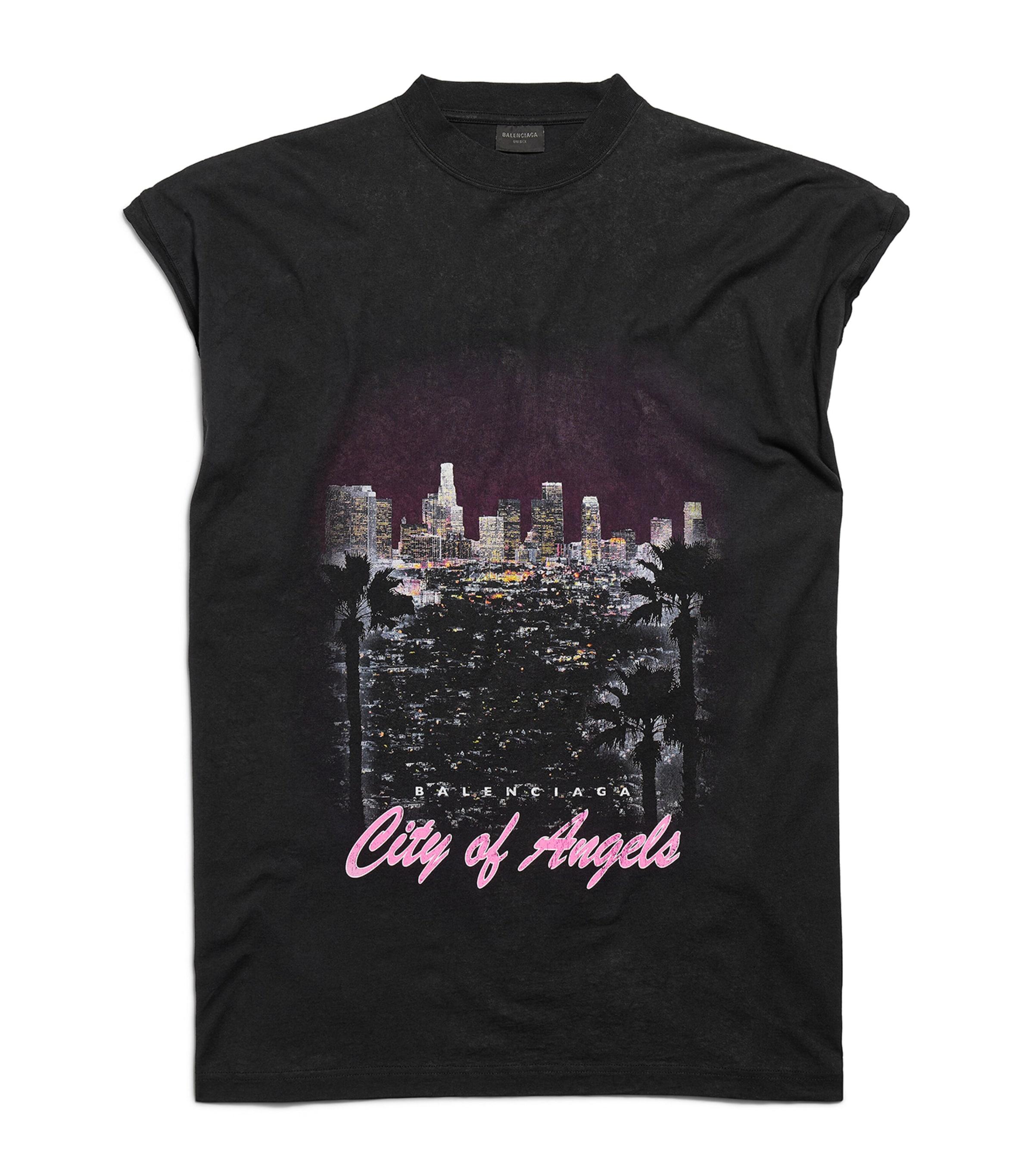 Balenciaga City Of Angels T-Shirt in Black for Men | Lyst