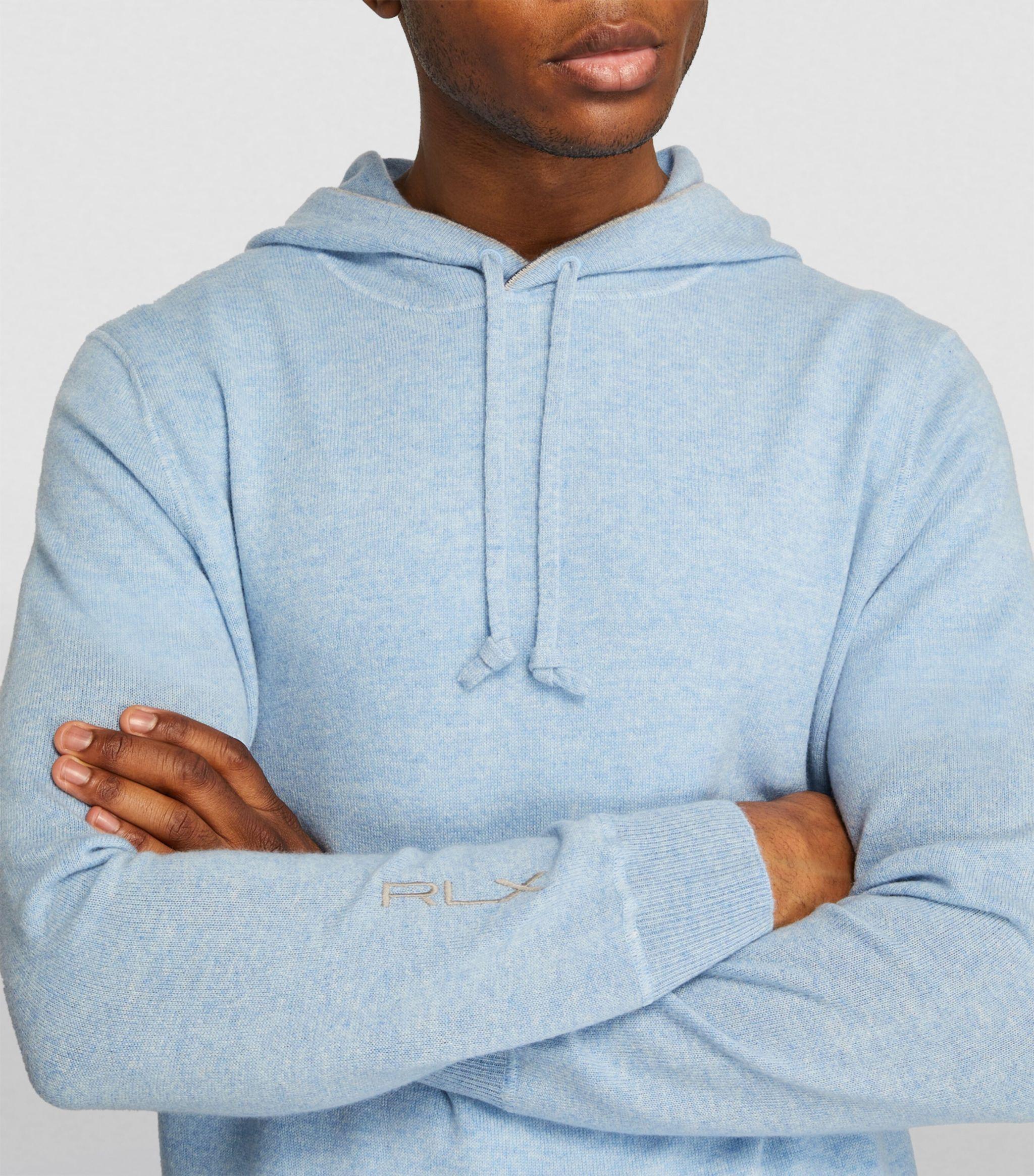 rlx washable cashmere hoodie