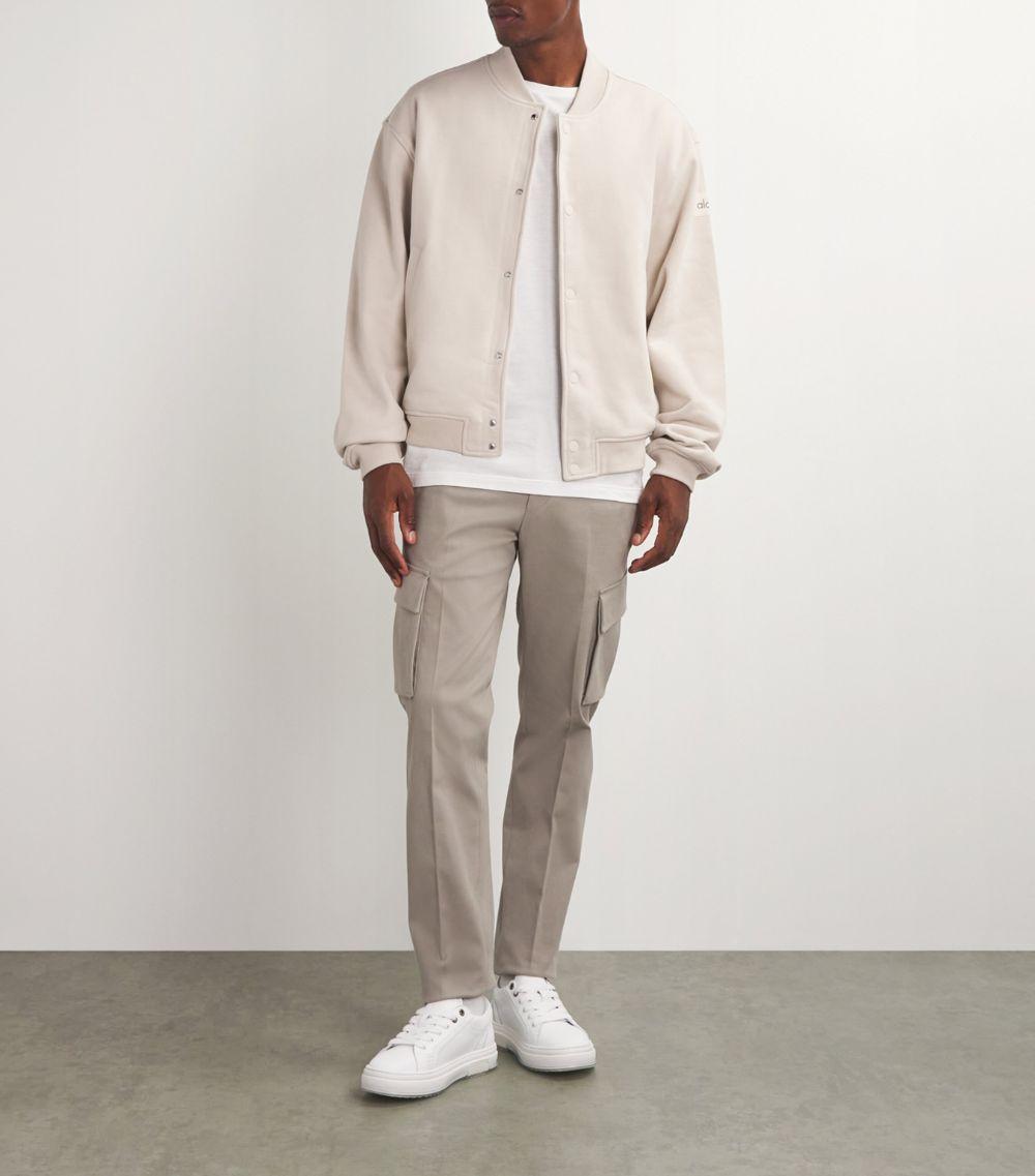 ALO Yoga Renown Varsity ジャケット 関税送料込み Renown Varsity Jacket - Black | ALO