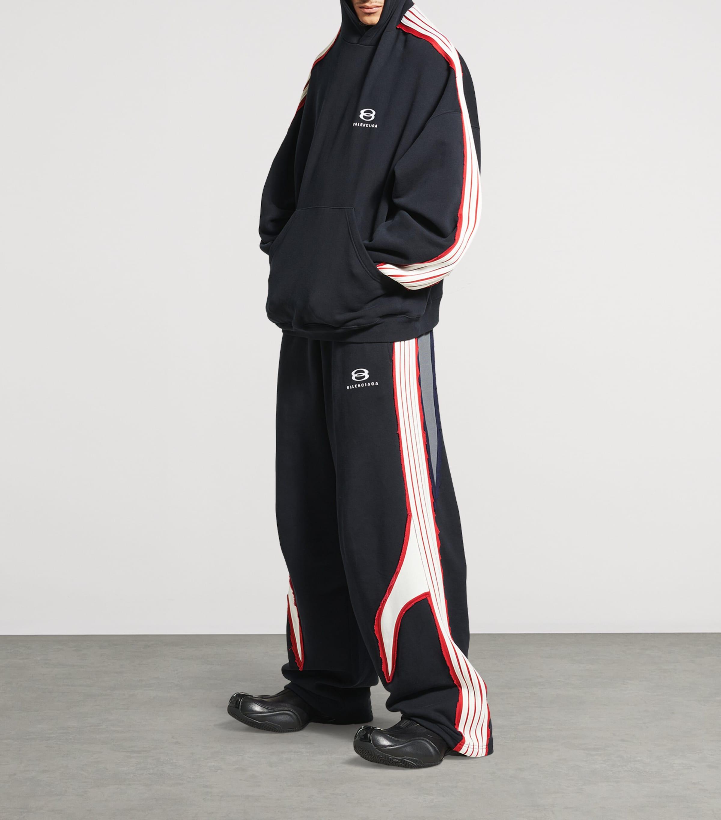 Balenciaga Unity Sports Icon Large Hoodie in Blue for Men | Lyst
