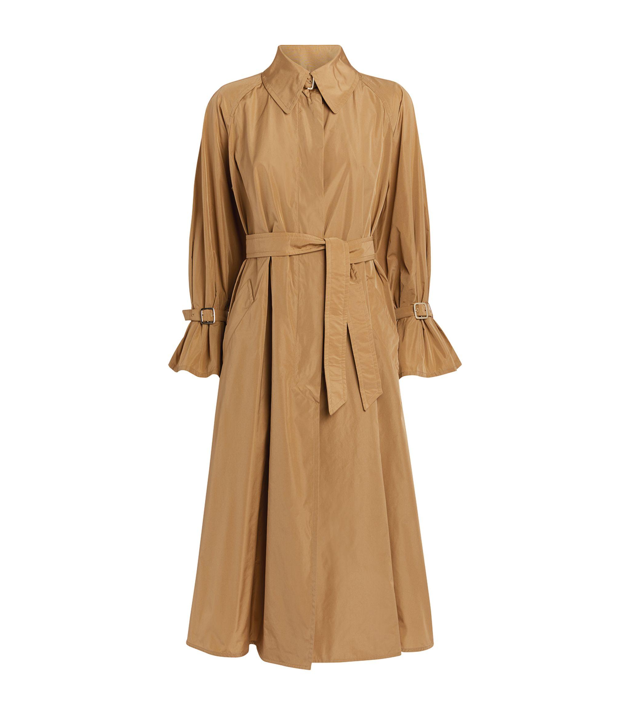Max Mara Synthetic Ella Trench Coat in Beige (Natural) | Lyst