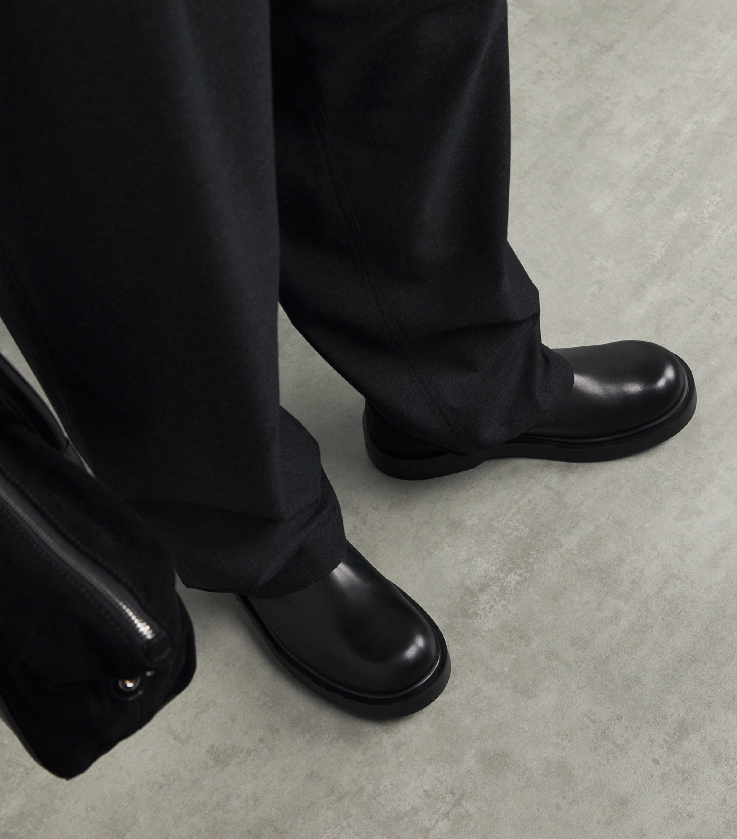 Sandro Leather Zipper Boots in Black for Men | Lyst display picture 3