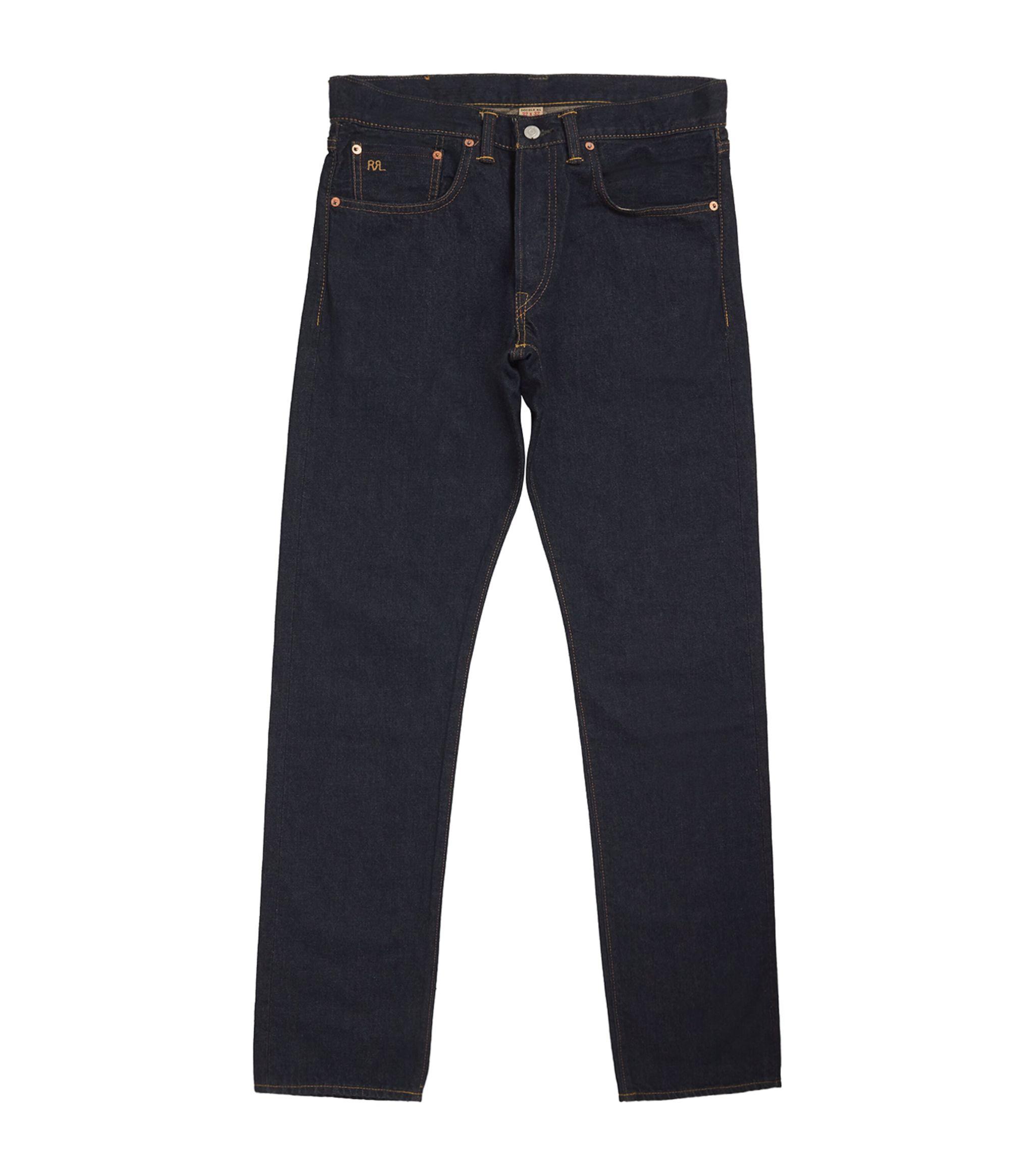 Polo Ralph Lauren Straight-Leg Selvedge Denim Jeans in Blue for Men | Lyst