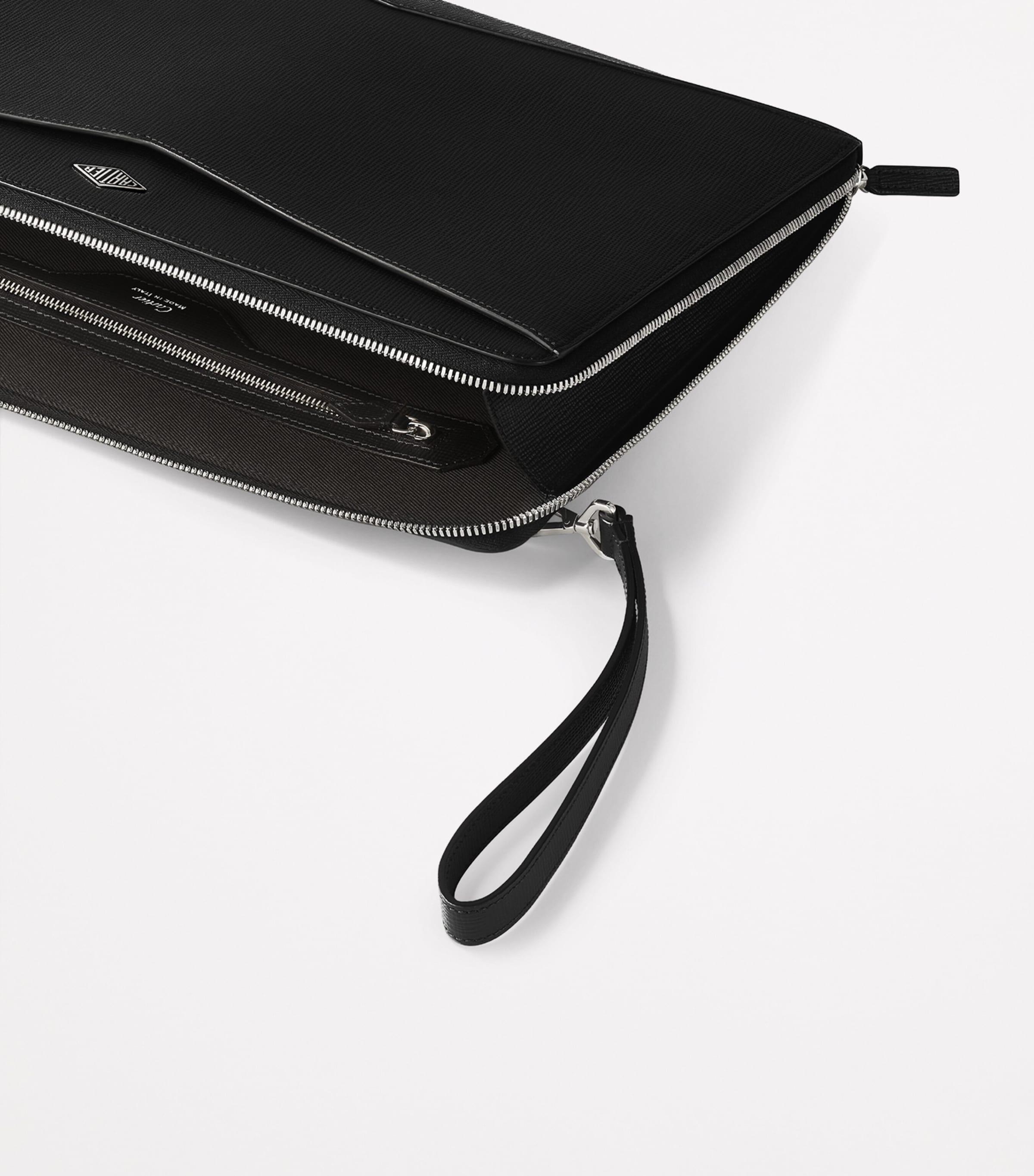 Cartier Leather Losange Portfolio Bag in Black for Men Lyst UK