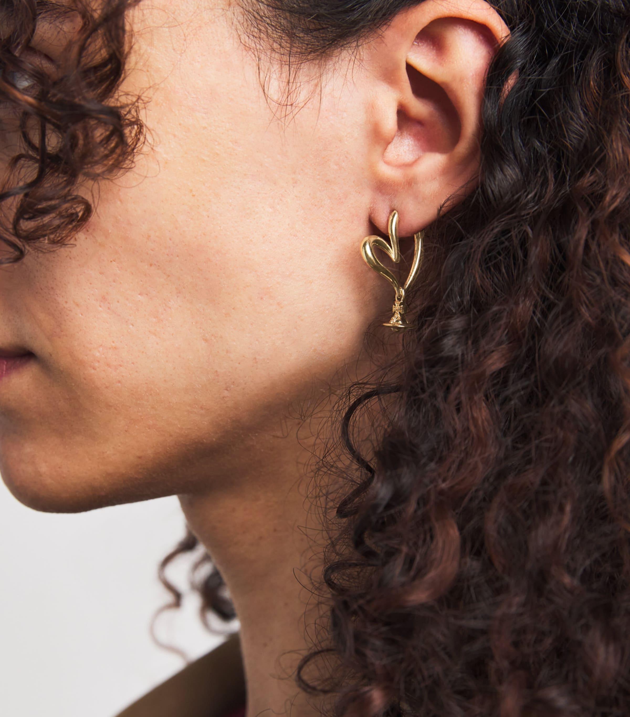Vivienne Westwood Emily Drop Earrings in Metallic | Lyst