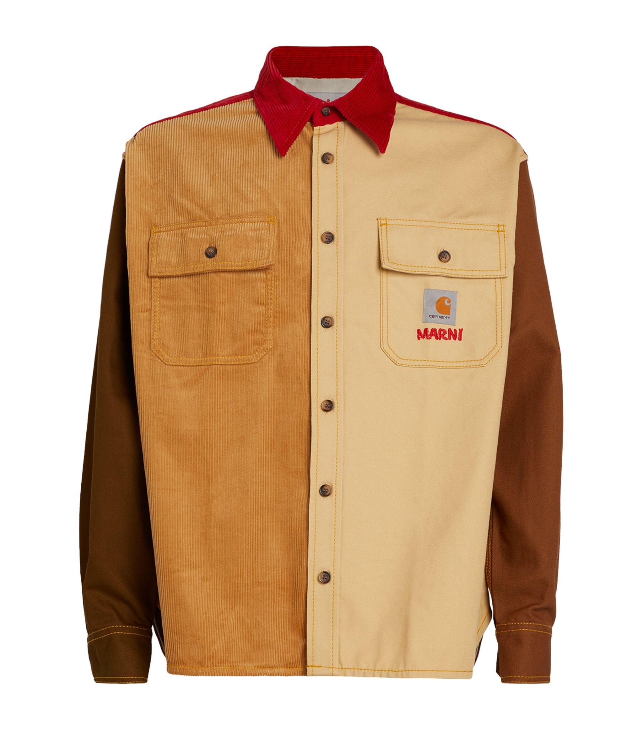 Marni X Carhartt Colour-block Worker Jacket in Brown for Men | Lyst