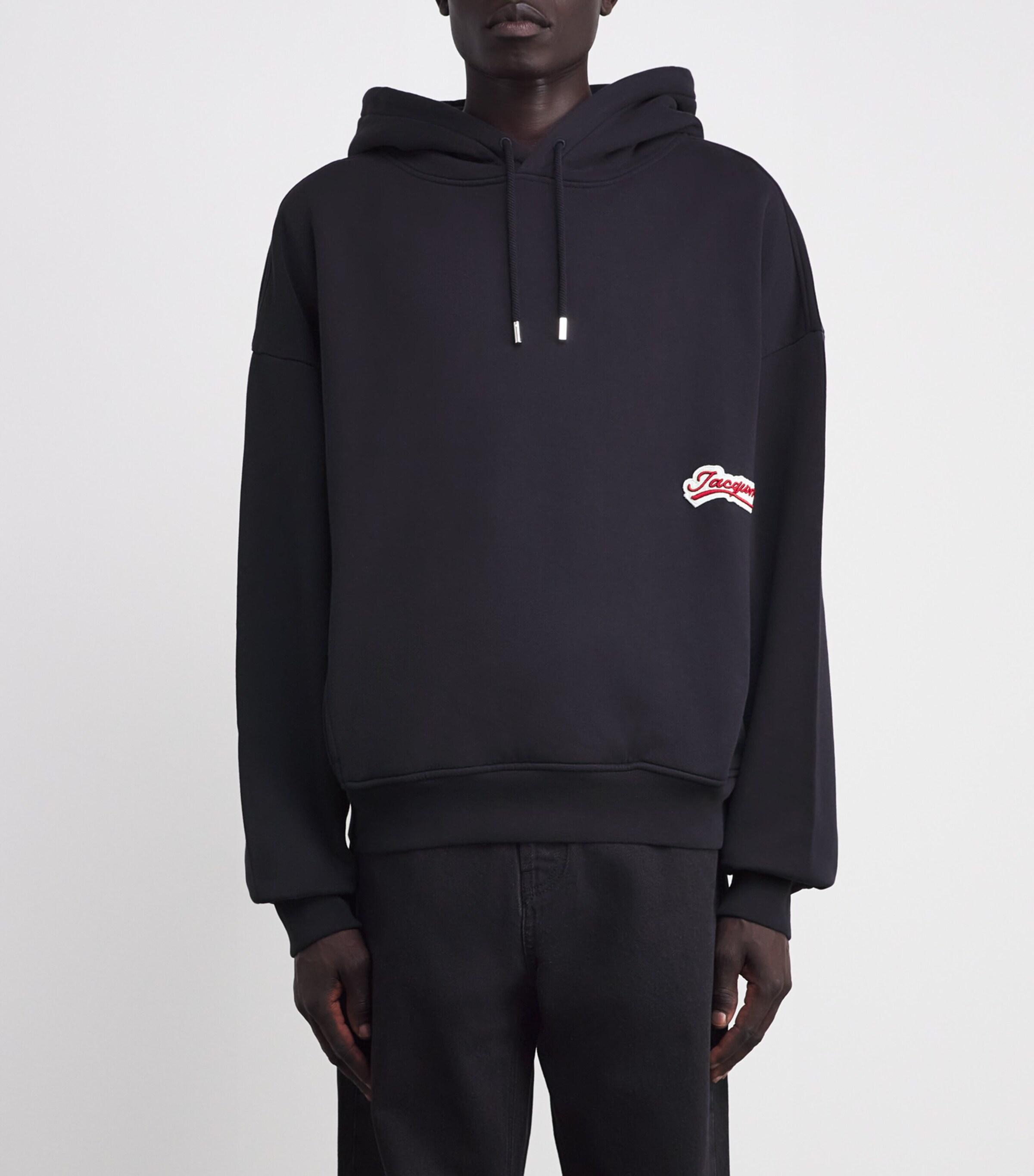 パーカー・フーディ Jacquemus Cotton Sweatshirt With Embroidered Varsity Patch Jacquemus Cotton Sweatshirt With Embroidered Varsity Patch