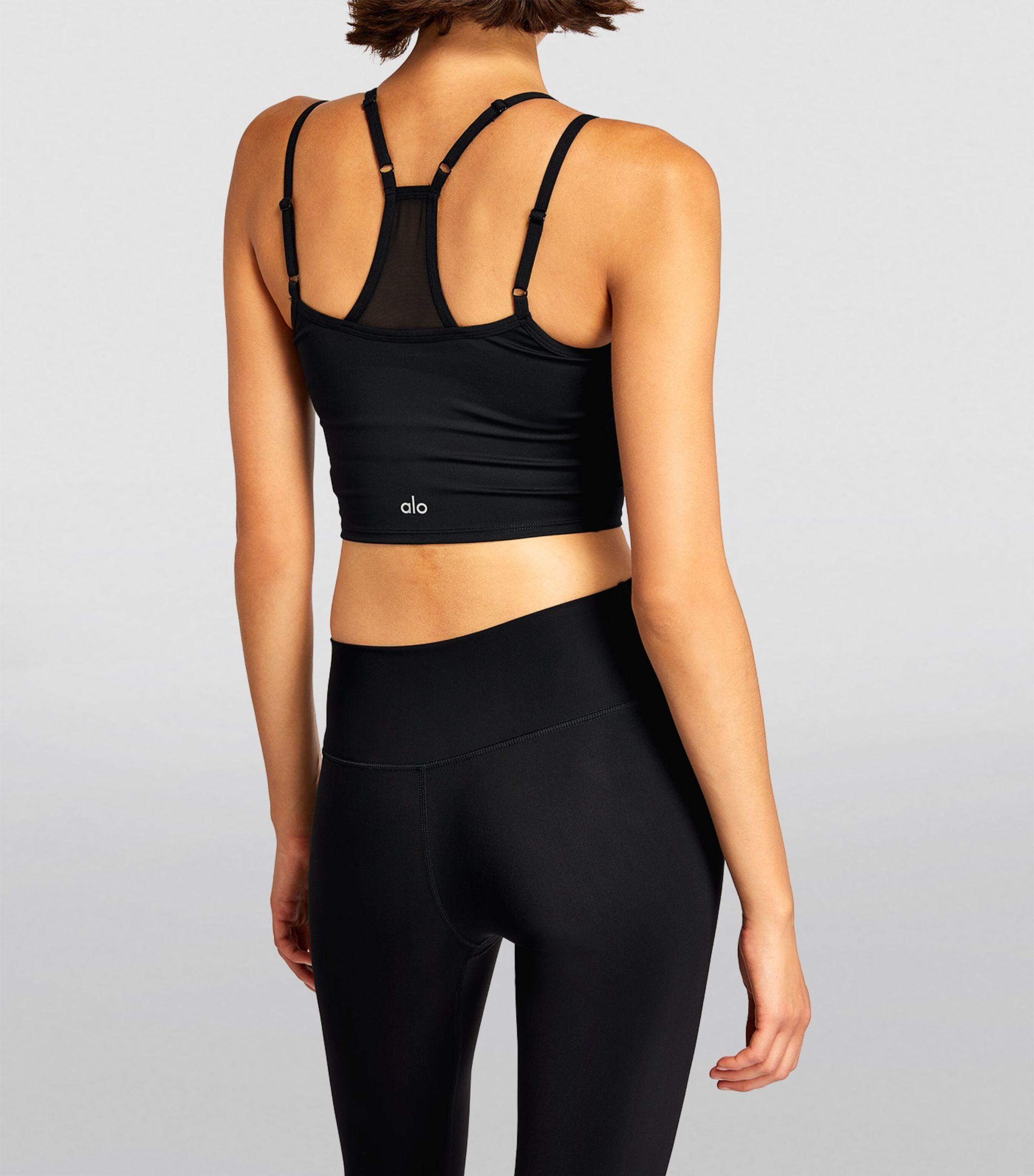 Alo Yoga Airlift Double Check Bra in Black