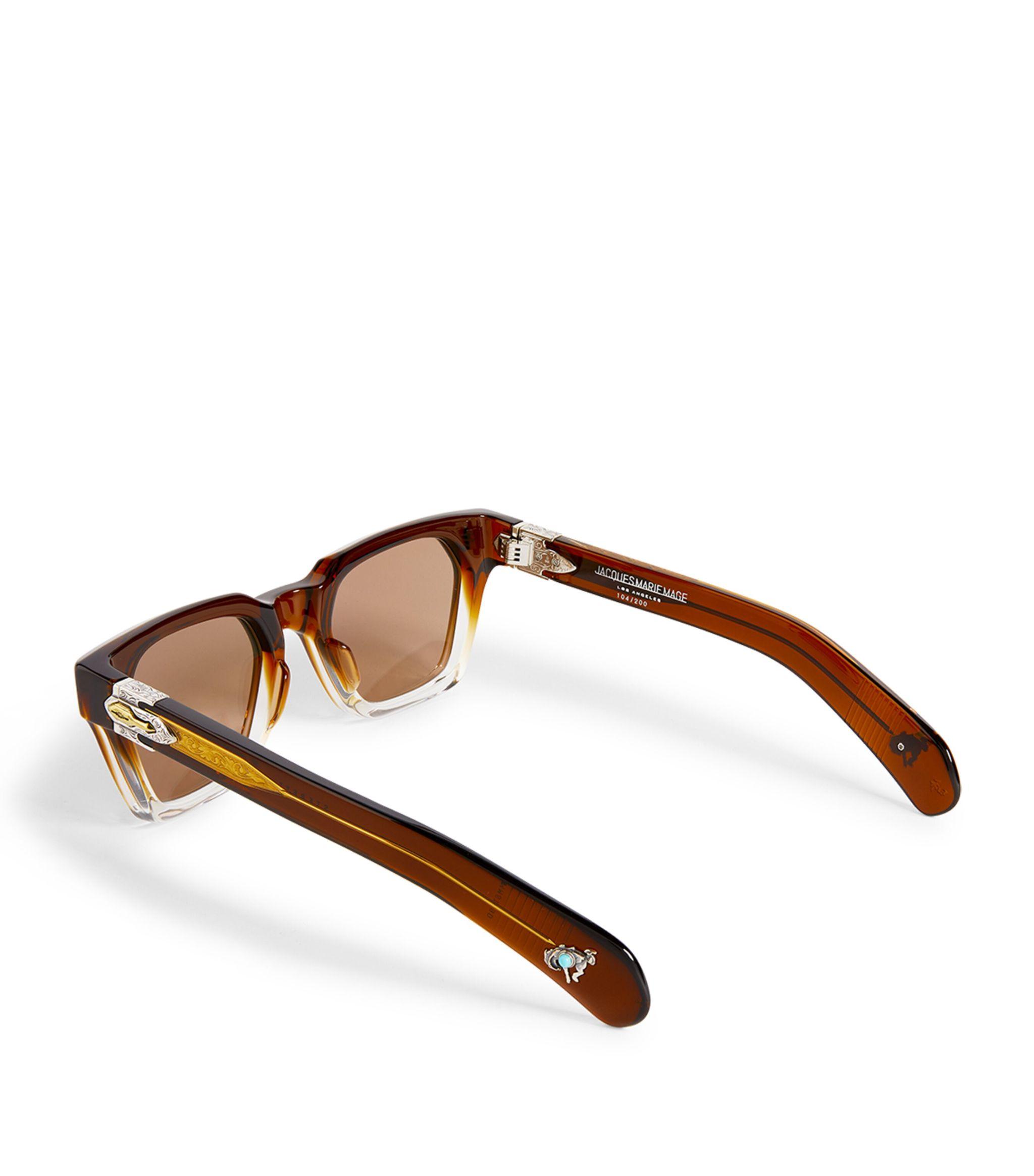 Jacques Marie Mage Last Frontier Sterett Square Sunglasses in