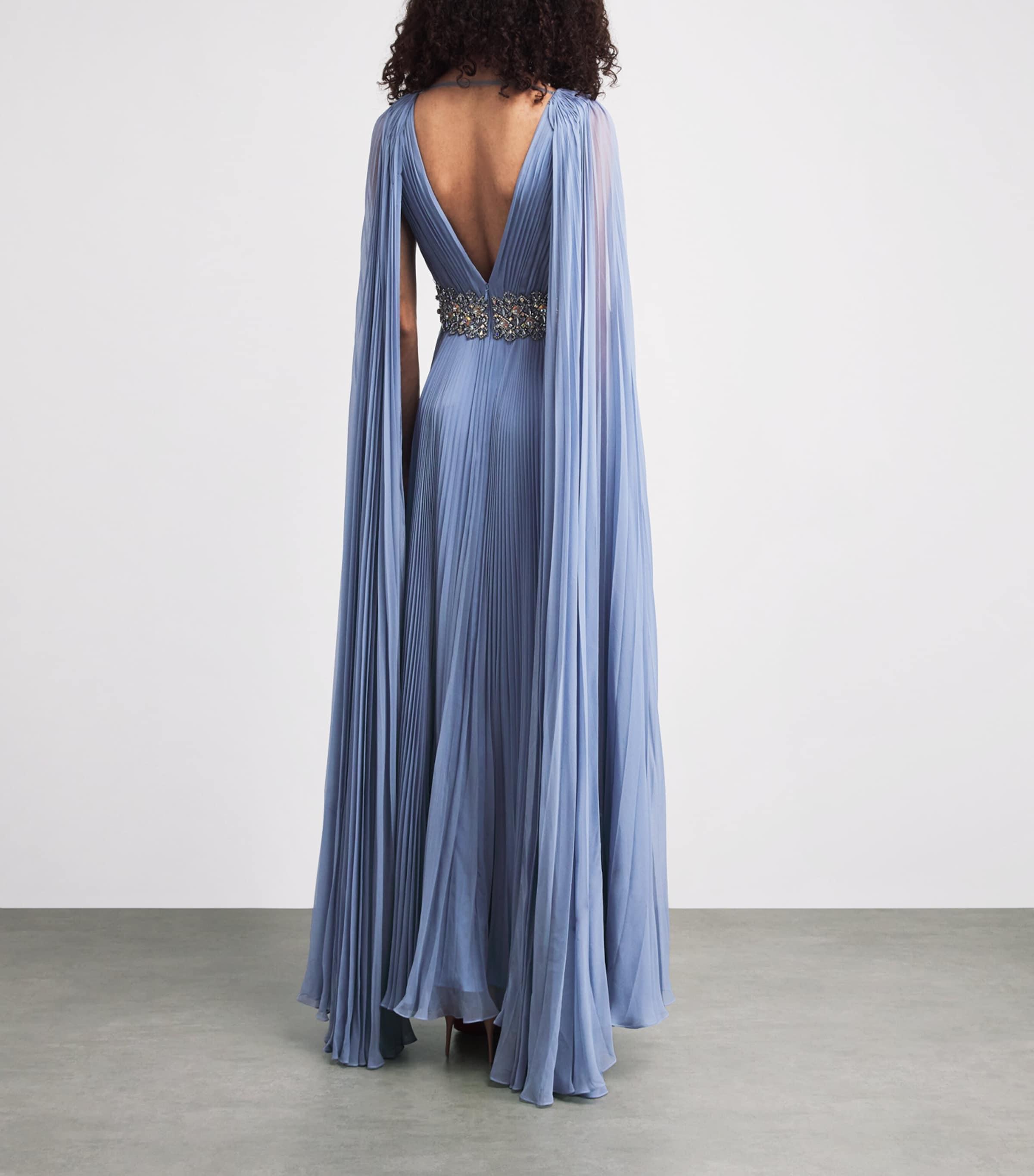 princess polly baby blue dress Jenny Packham Kate Middleton Navy Blue Evening Dress Short Sleeve Long  Backless Formal Prom Party Gown