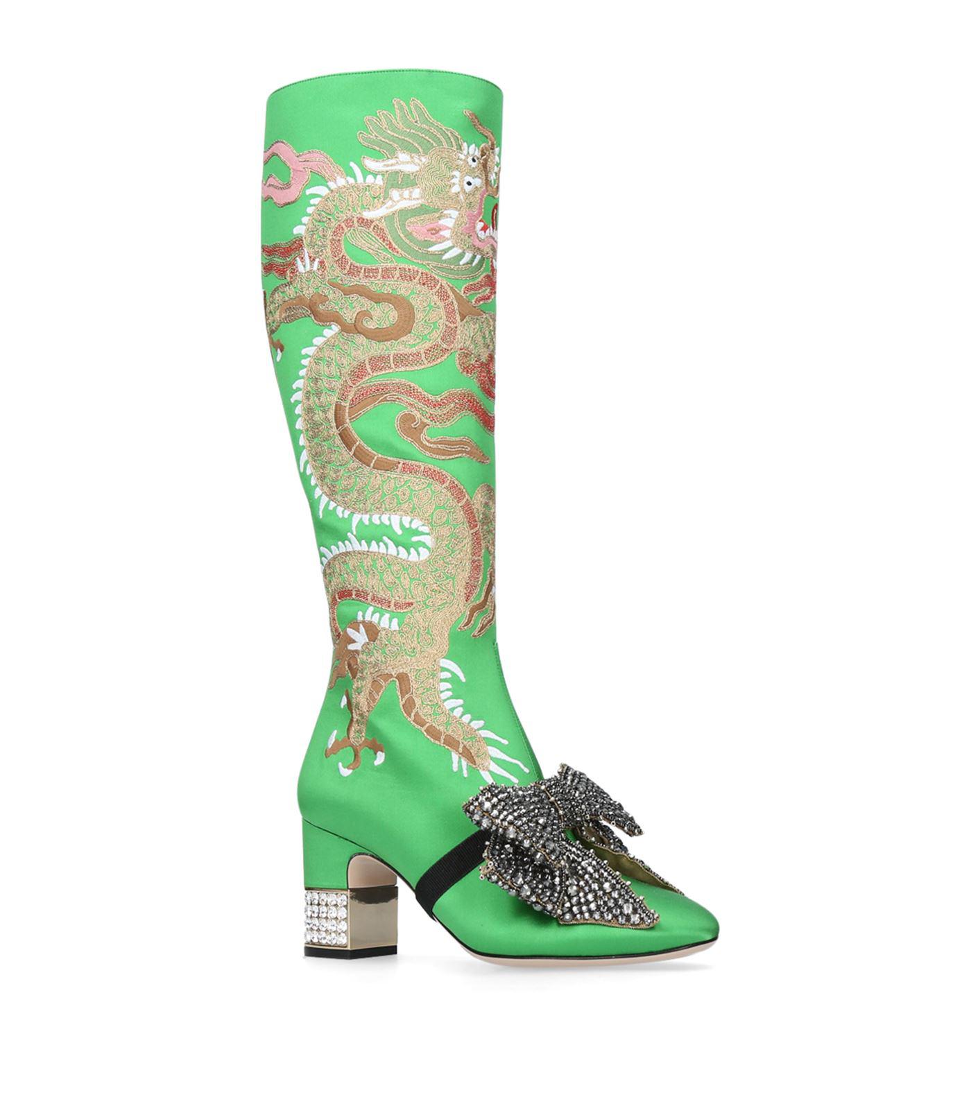 gucci candy dragon boots