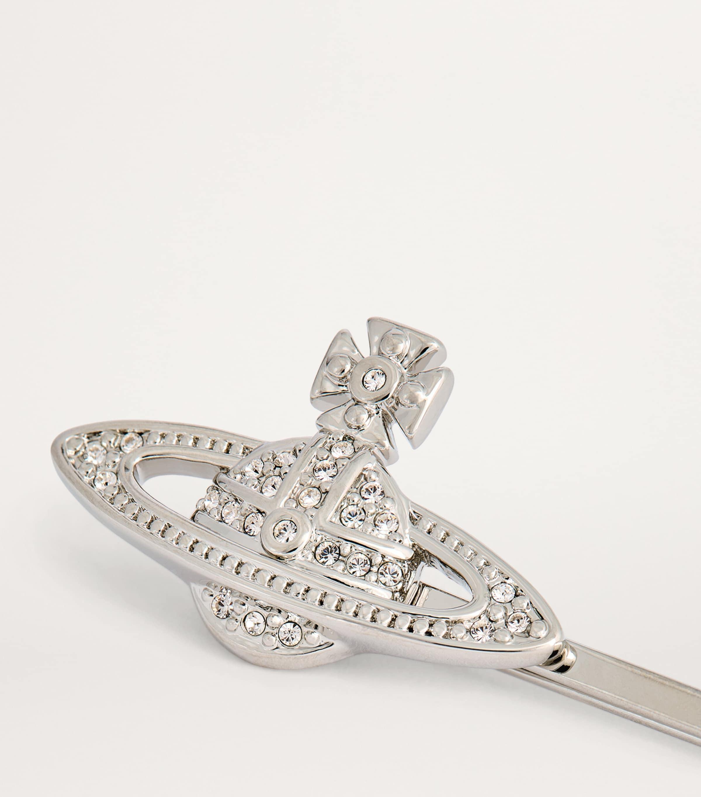 Vivienne Westwood Mini Bas Relief Orb Bobby Pin in White | Lyst Vivienne Westwood Mini Bas Relief Orb Bobby Pin in White | Lyst