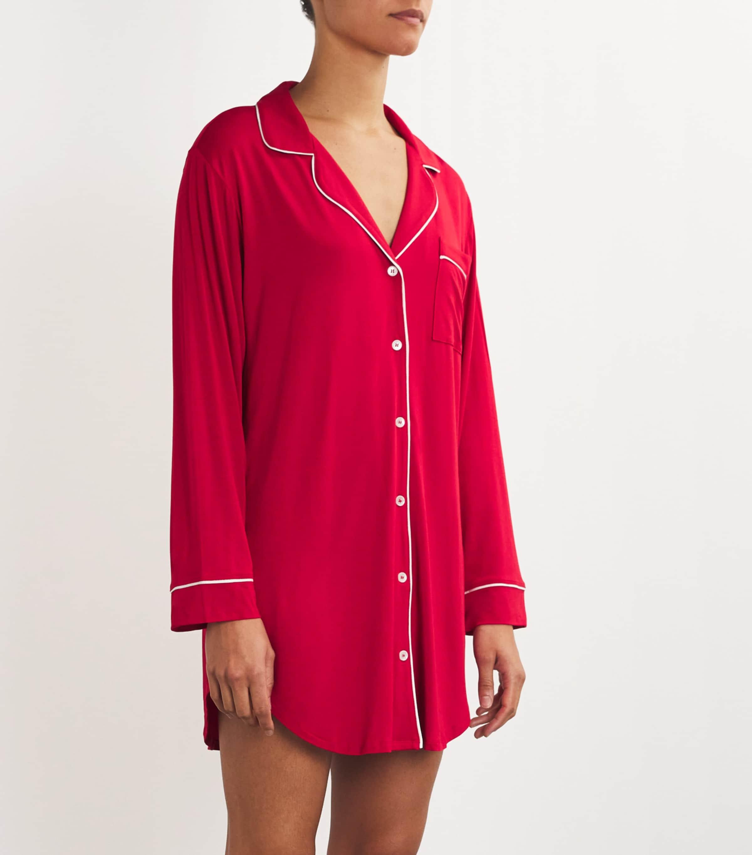 Red sleep shirt hotsell