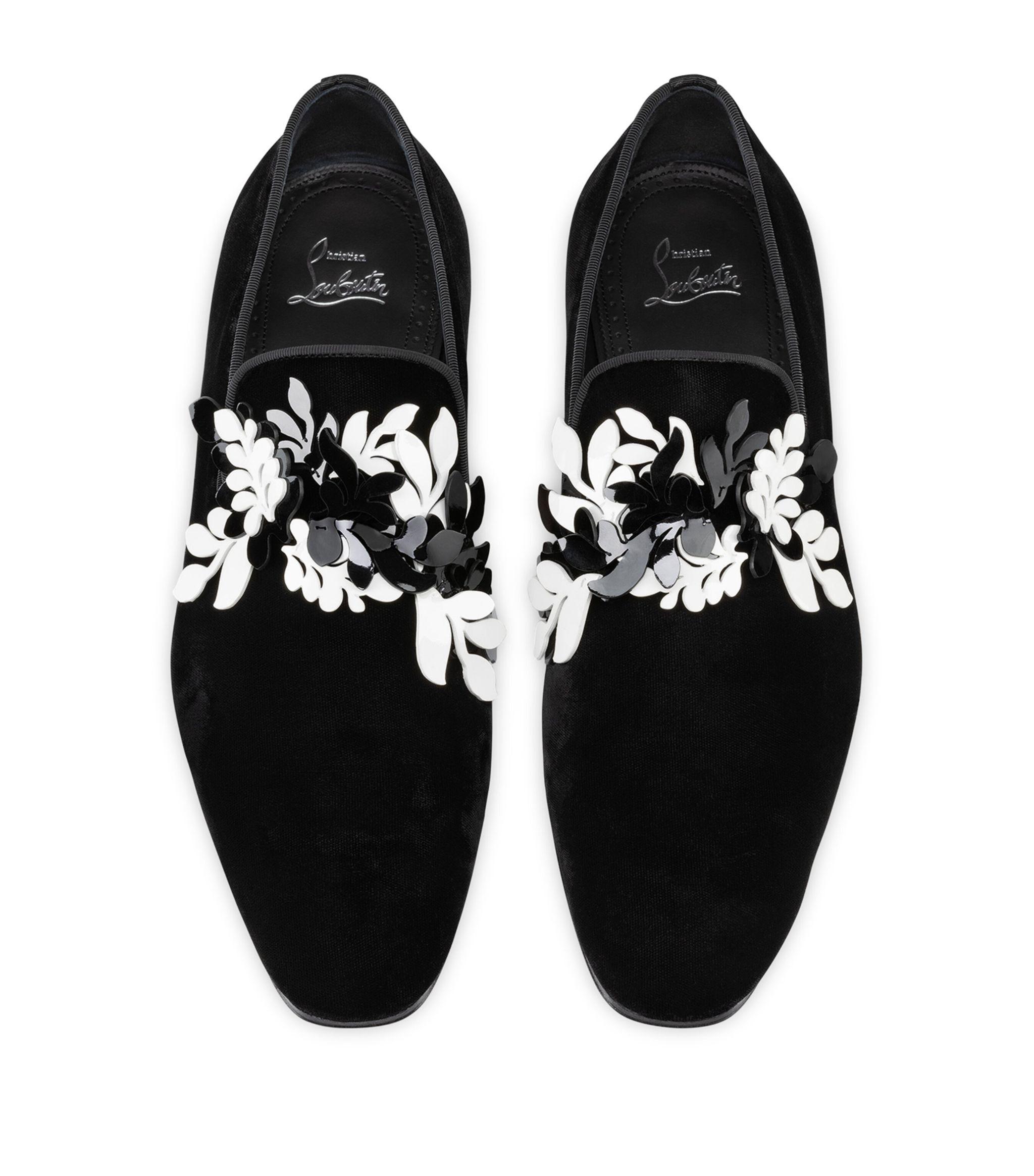 louboutin dandelion,  black velvet Dandelion - Loafers - Smooth calf leather - Black - Men  main image 2
