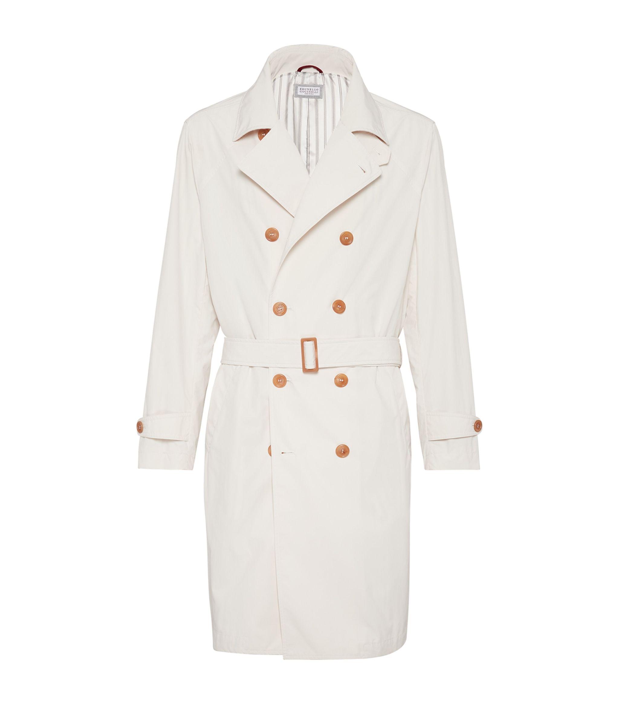 Brunello cucinelli trench coat cheap
