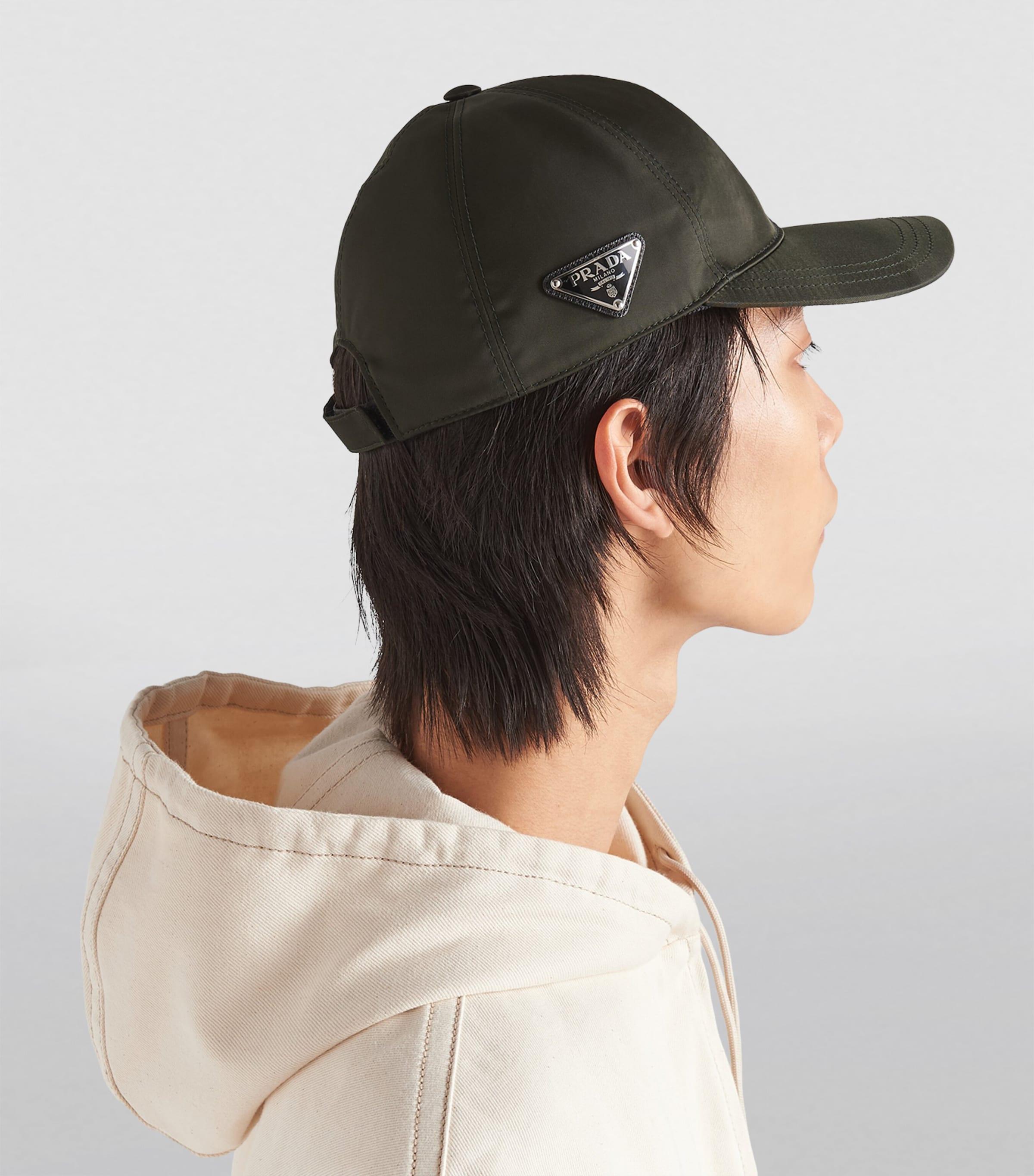 Prada Re Nylon Baseball Cap in Green for Men Lyst UK