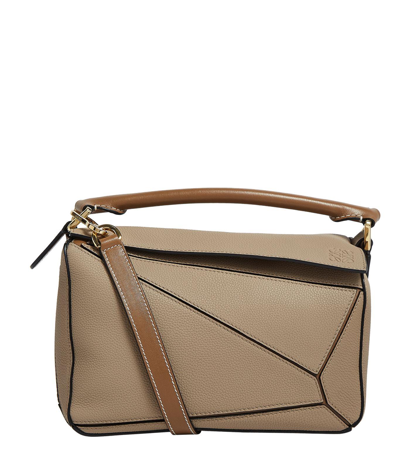 Loewe Small Leather Puzzle Bag in Beige (Natural) - Lyst