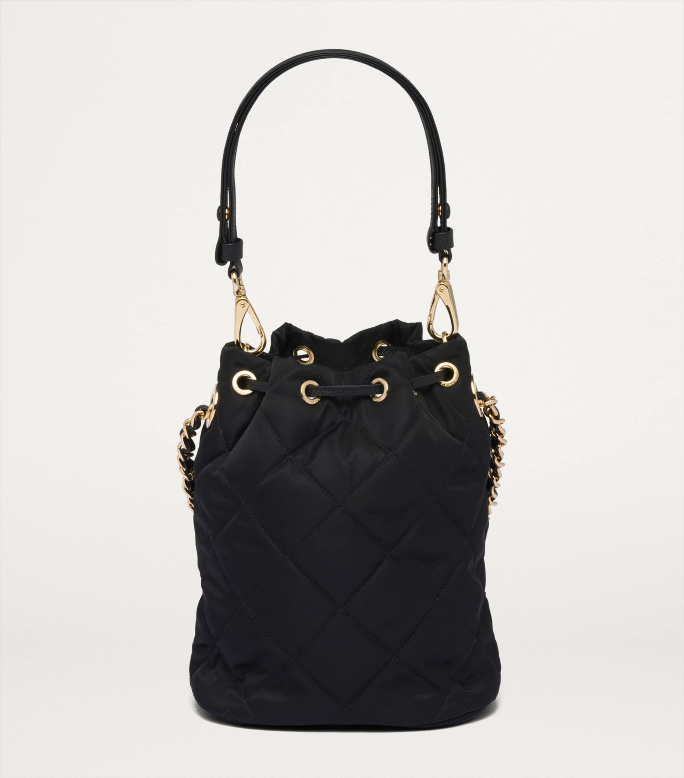 Prada Re Nylon Re Edition 1995 Chaine Bucket Bag in Black Lyst UK
