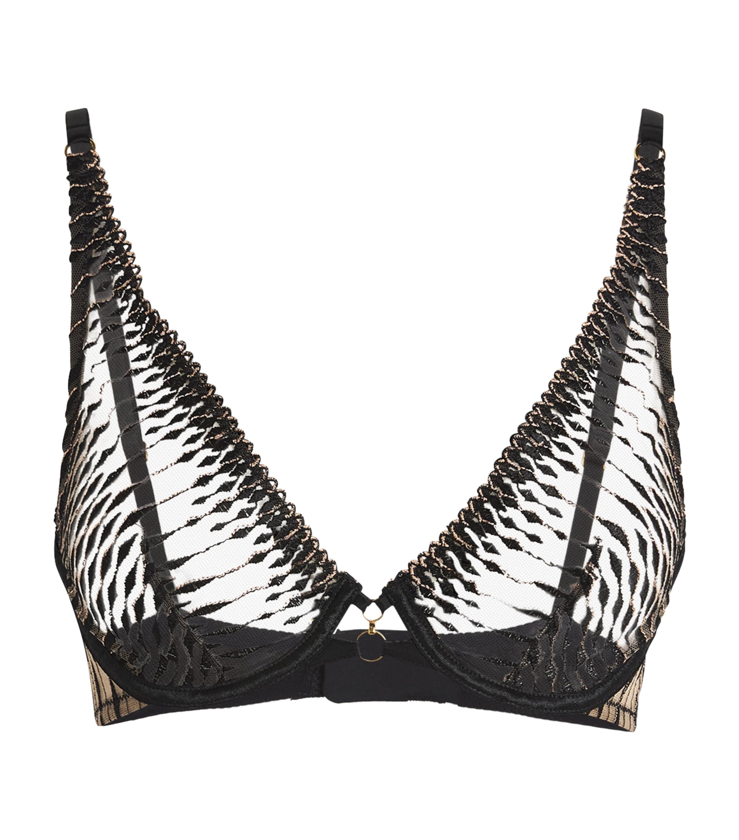 【Aubade】新作★トライアングルブラタイプ★Voodoo Kiss Aubade Voodoo Kiss Half Cup Bra - Sugar Cookies Lingerie