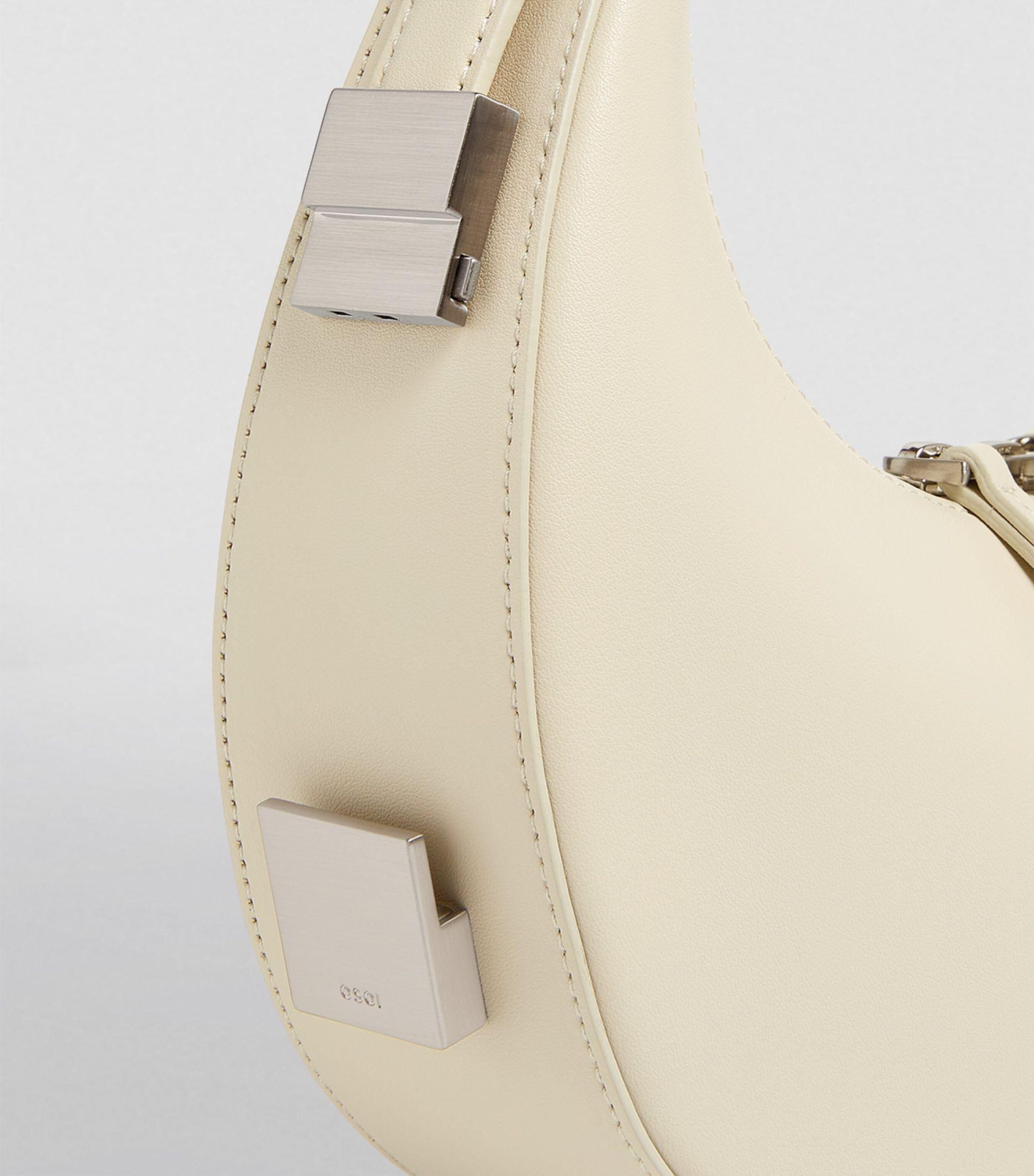 OSOI Mini Leather Toni Shoulder Bag in White | Lyst