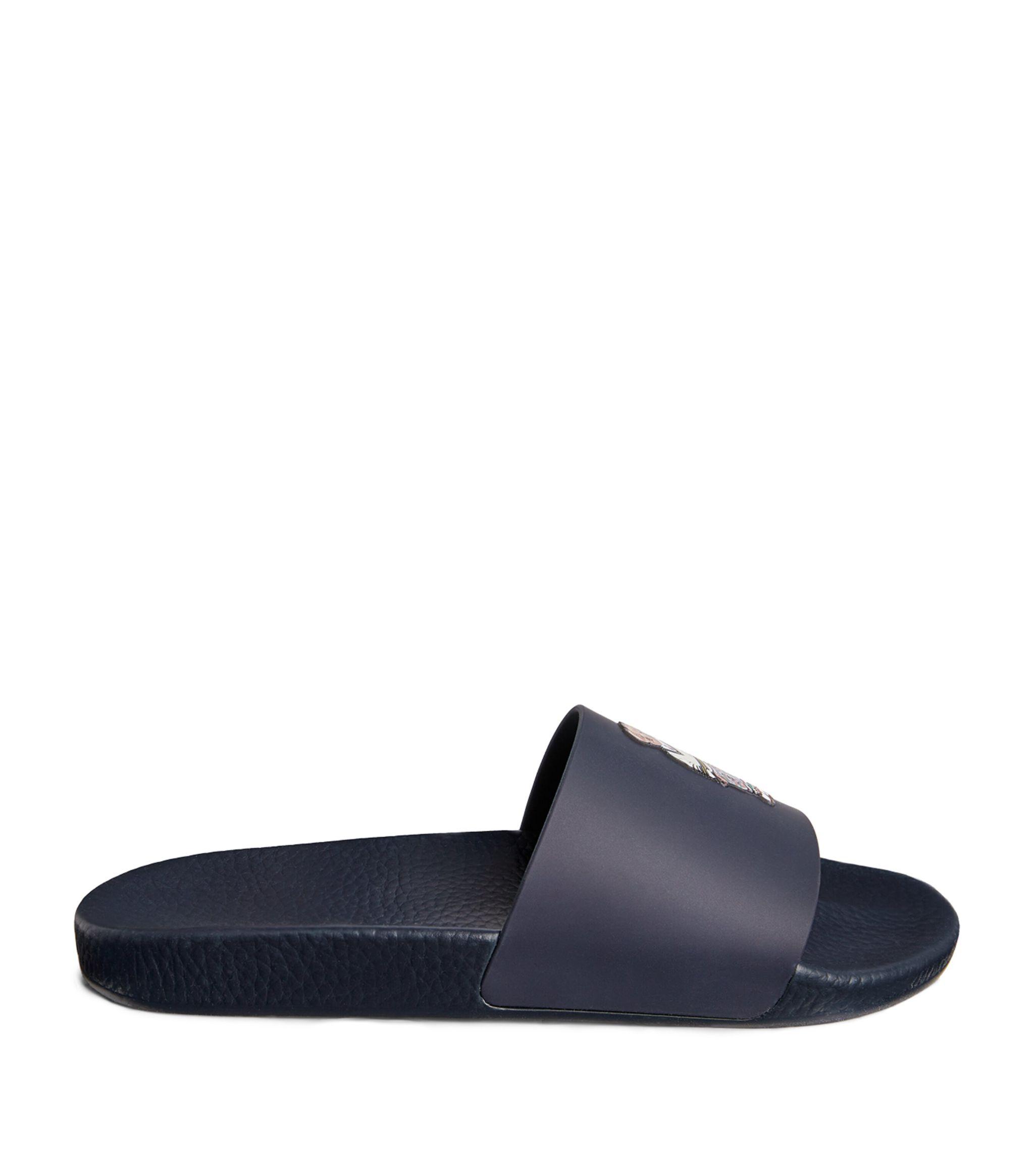 Polo Ralph Lauren Polo Bear Slides in Blue for Men | Lyst