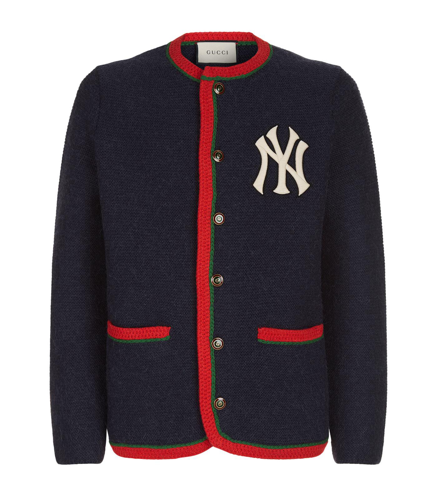 Gucci Ny Yankees Cardigan in Red for Men | Lyst