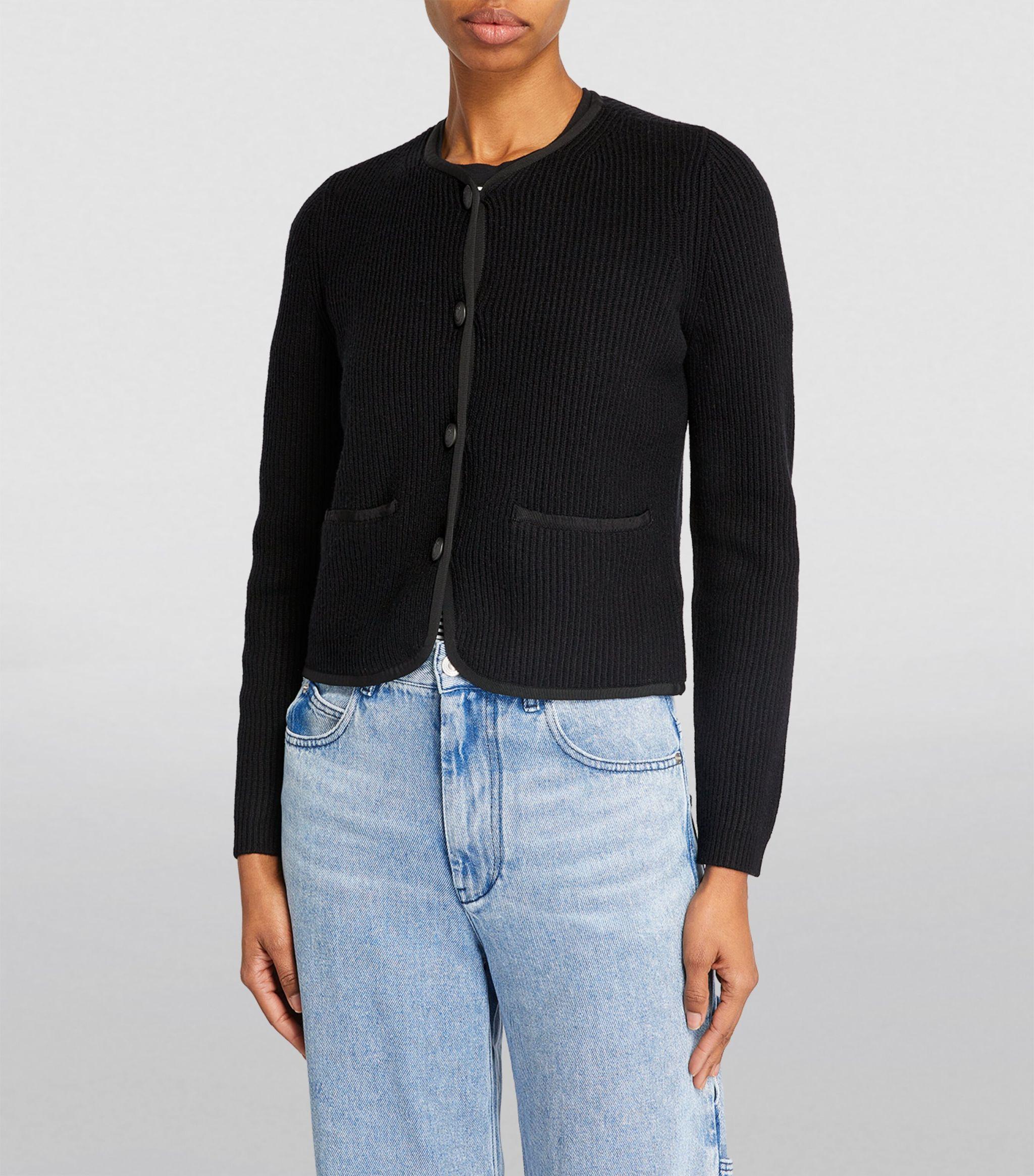 Rag & Bone Nancy Cardigan in Black | Lyst Rag & Bone Nancy Cardigan in Black | Lyst