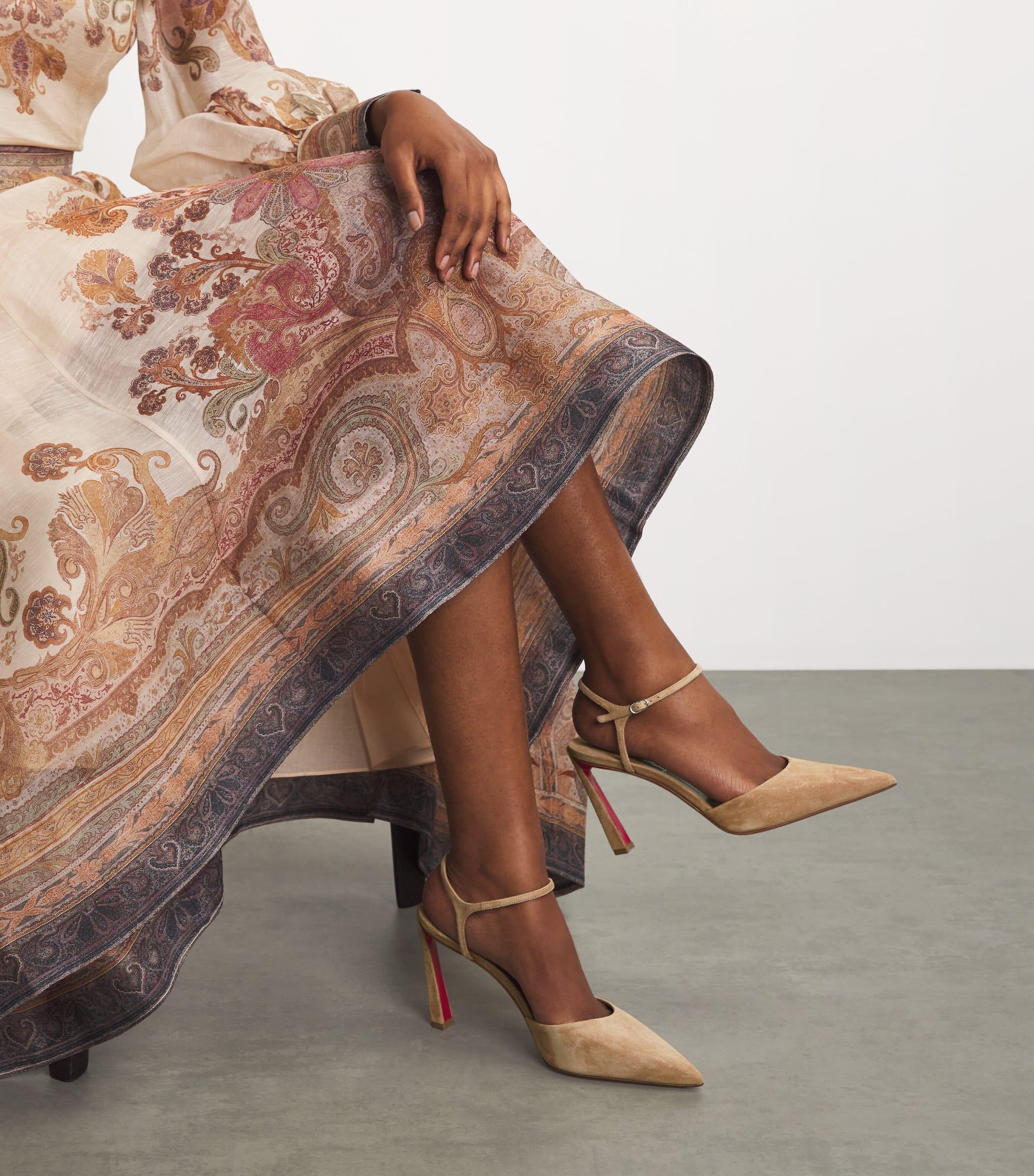 Christian Louboutin Condora Riviera Pumps 85 in Natural | Lyst