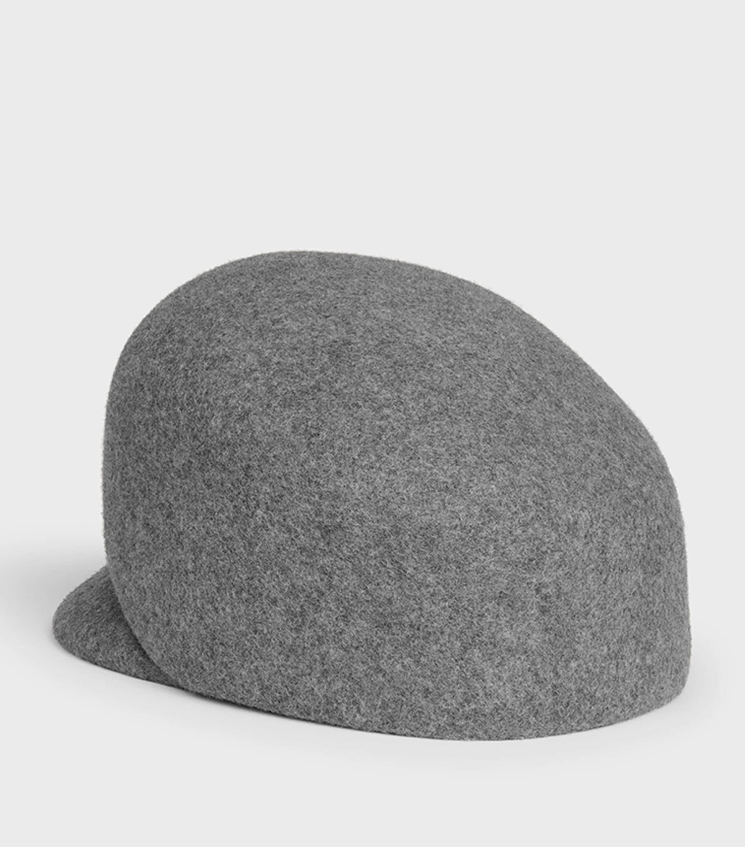 Celine Wool Triomphe Cap in Grey | Lyst UK display picture 2