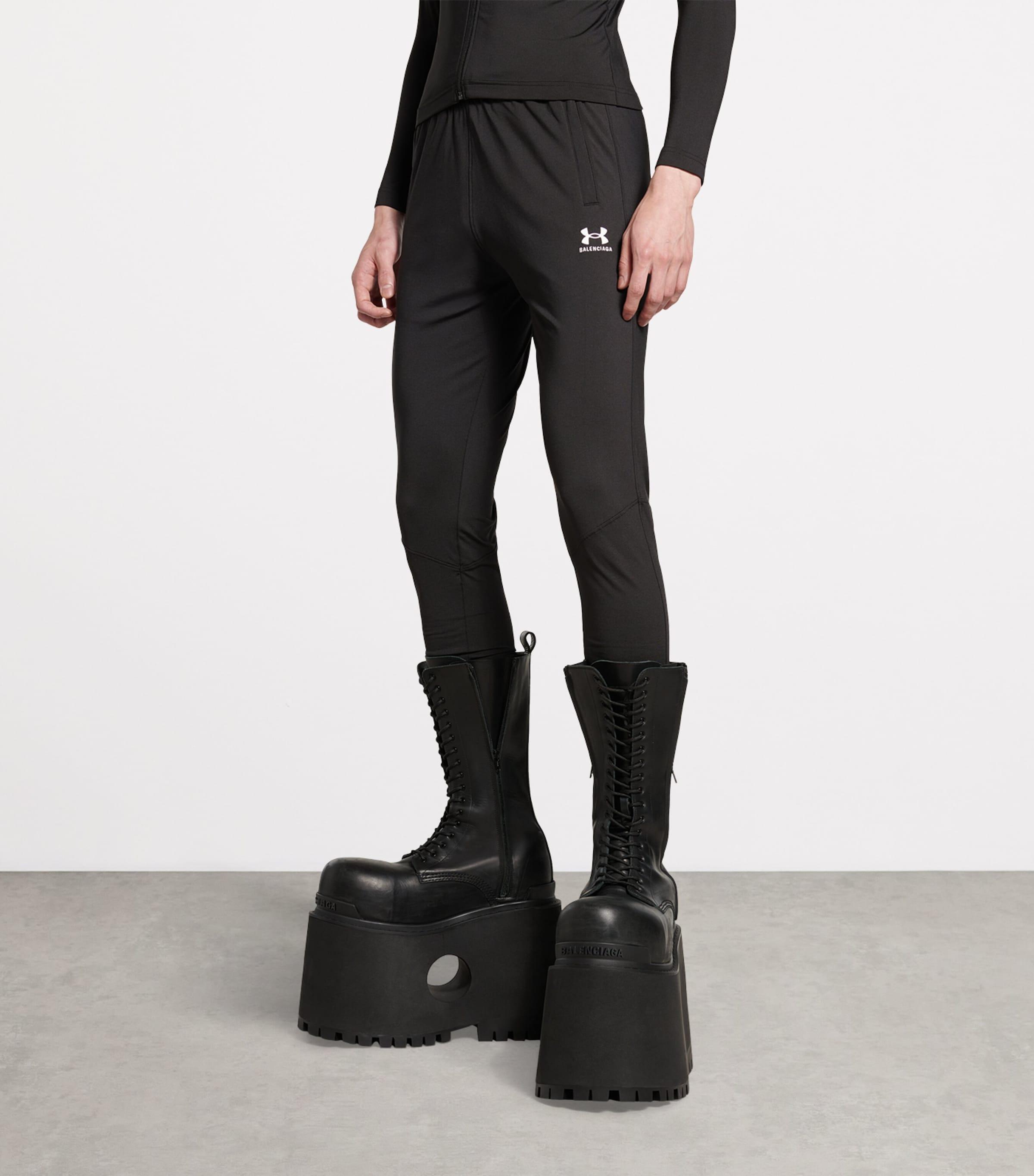 スパッツ・レギンス Balenciaga Black Stretch Polyester X Under Armour leggings Balenciaga Stretch Polyesterx Under Armour Leggings In Black