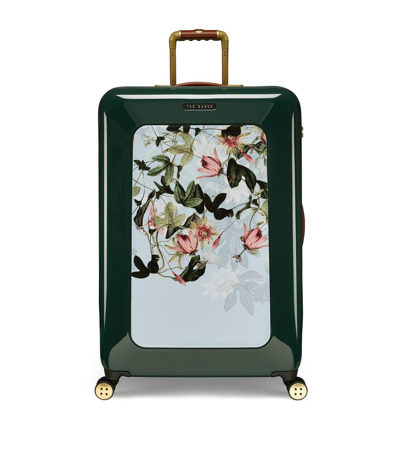 Ted Baker Illusion Print Medium Suitcase in Green | Lyst