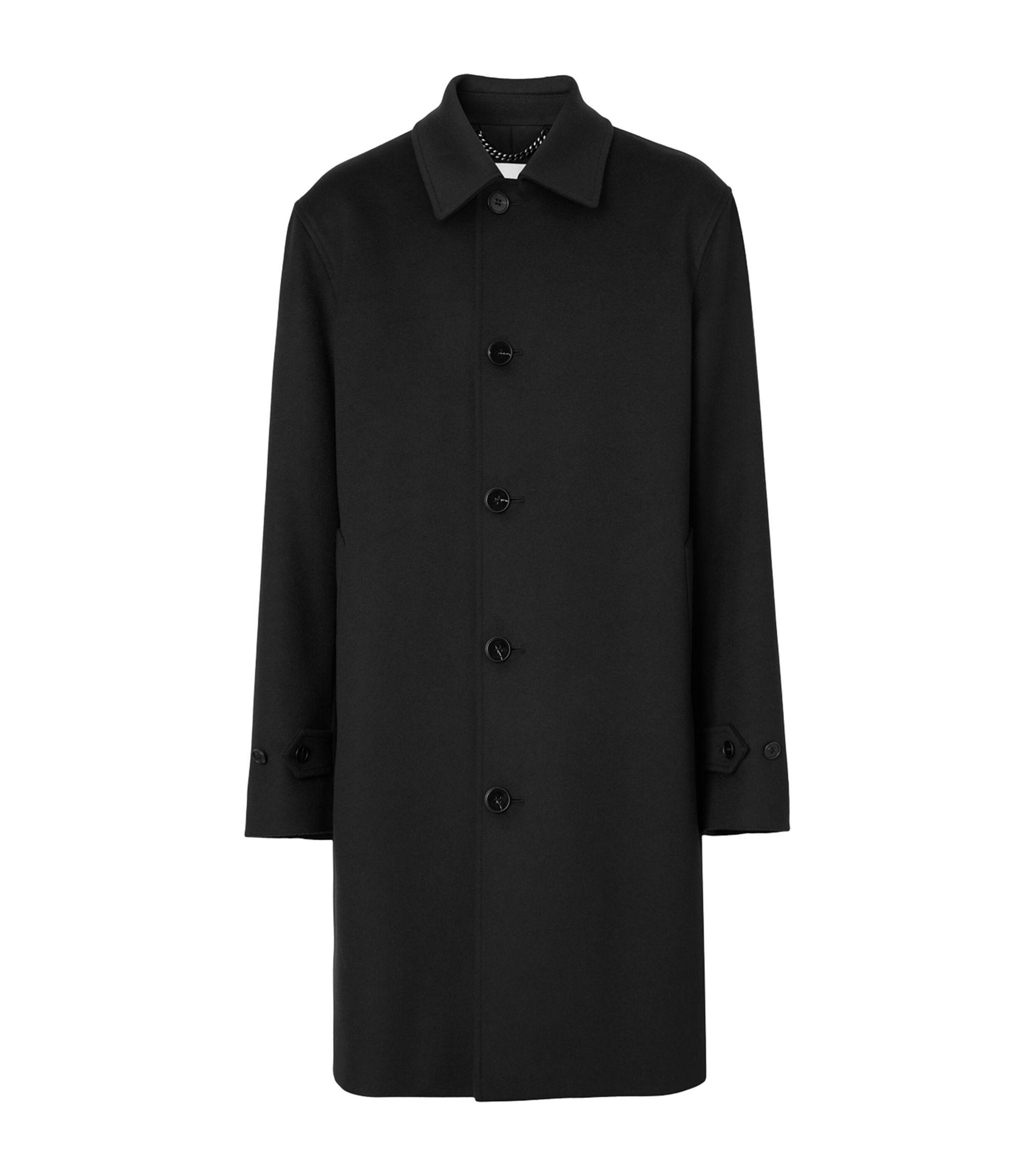 Burberry Cashmere Car Coat in Black for Men Lyst