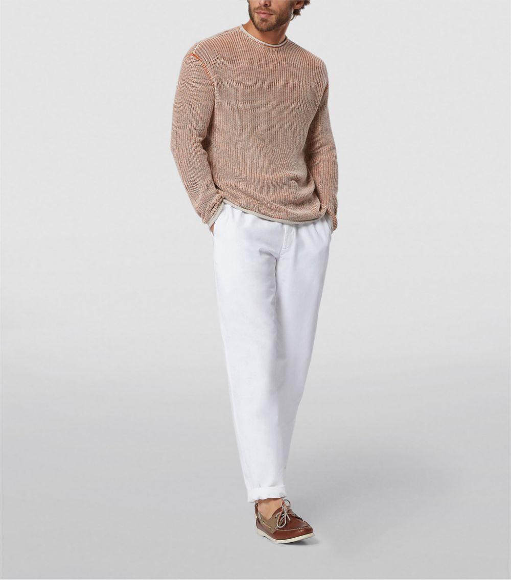 Sease Cotton Rib-knit Ketch Sweater for Men - Lyst