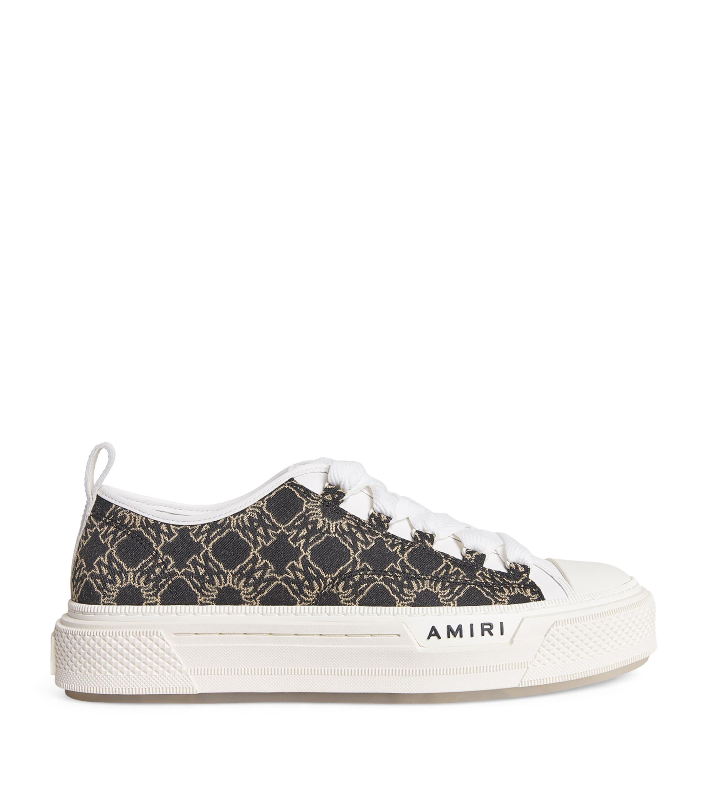 【AMIRI】MA Quad Jacquard Court ローカットスニーカー AMIRI MA Quad Jacquard Court Sneakers | Harrods UK