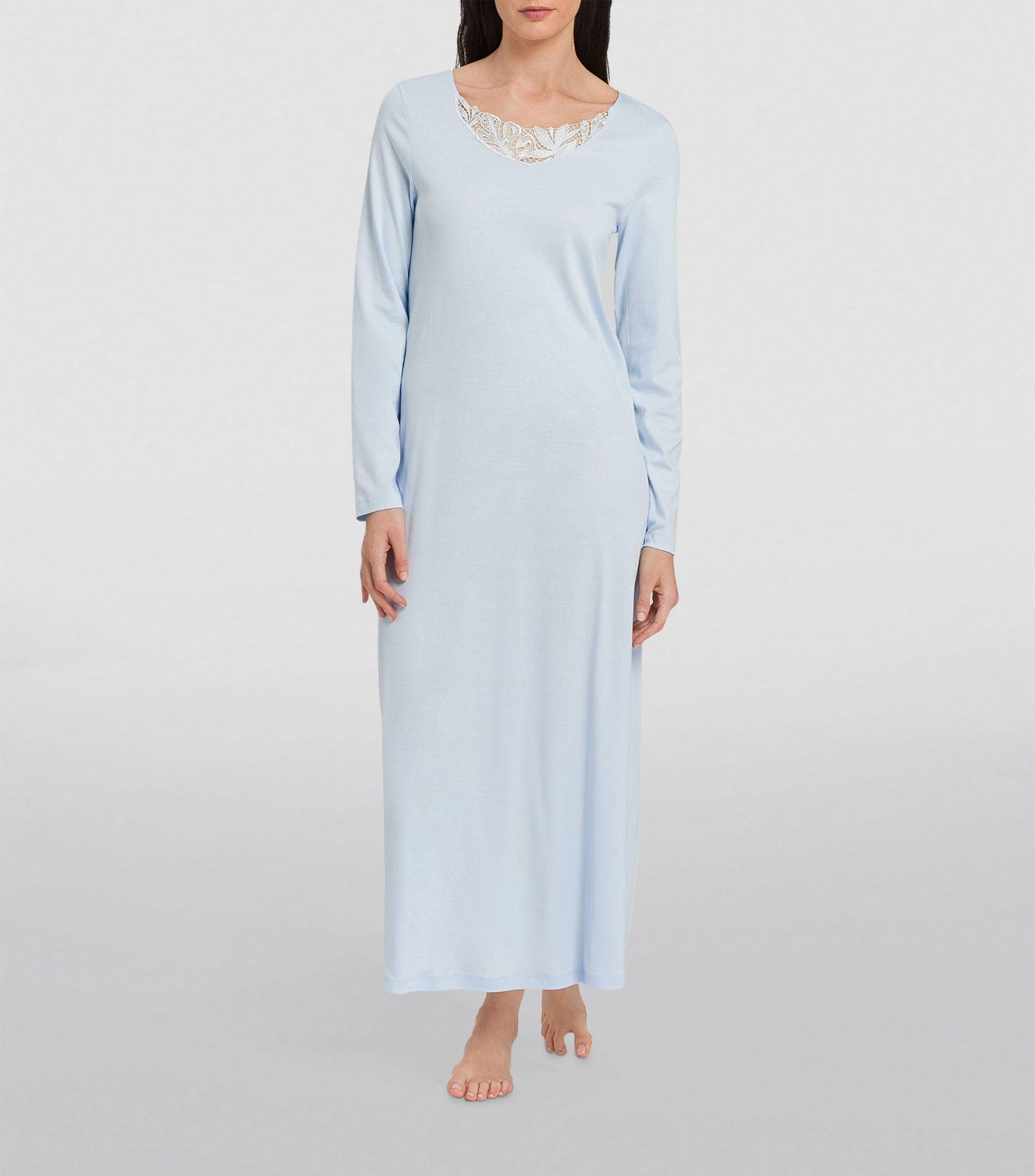 Hanro long sleeve nightgown sale