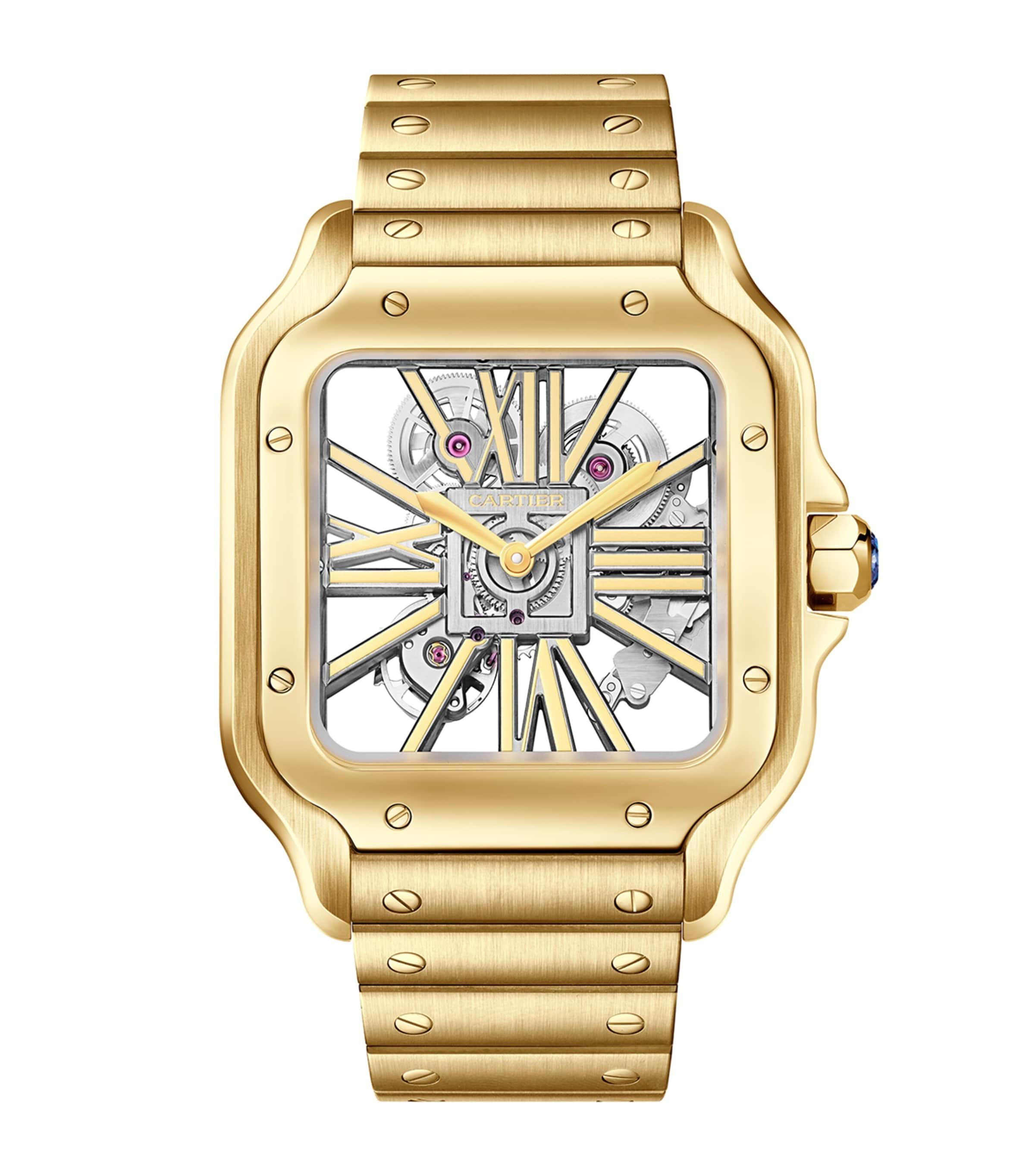 Cartier Large Santos De Skeleton Watch in Metallic for Men Lyst UK